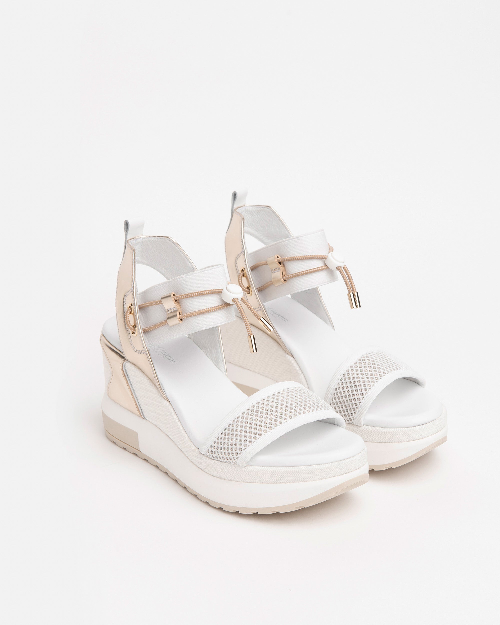Sandali Donna in Pelle, Tela e Materiale Tecnico