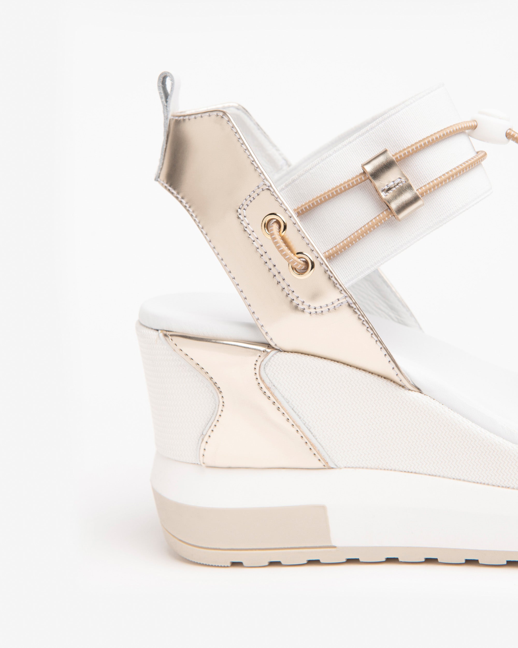 Sandali Donna in Pelle, Tela e Materiale Tecnico