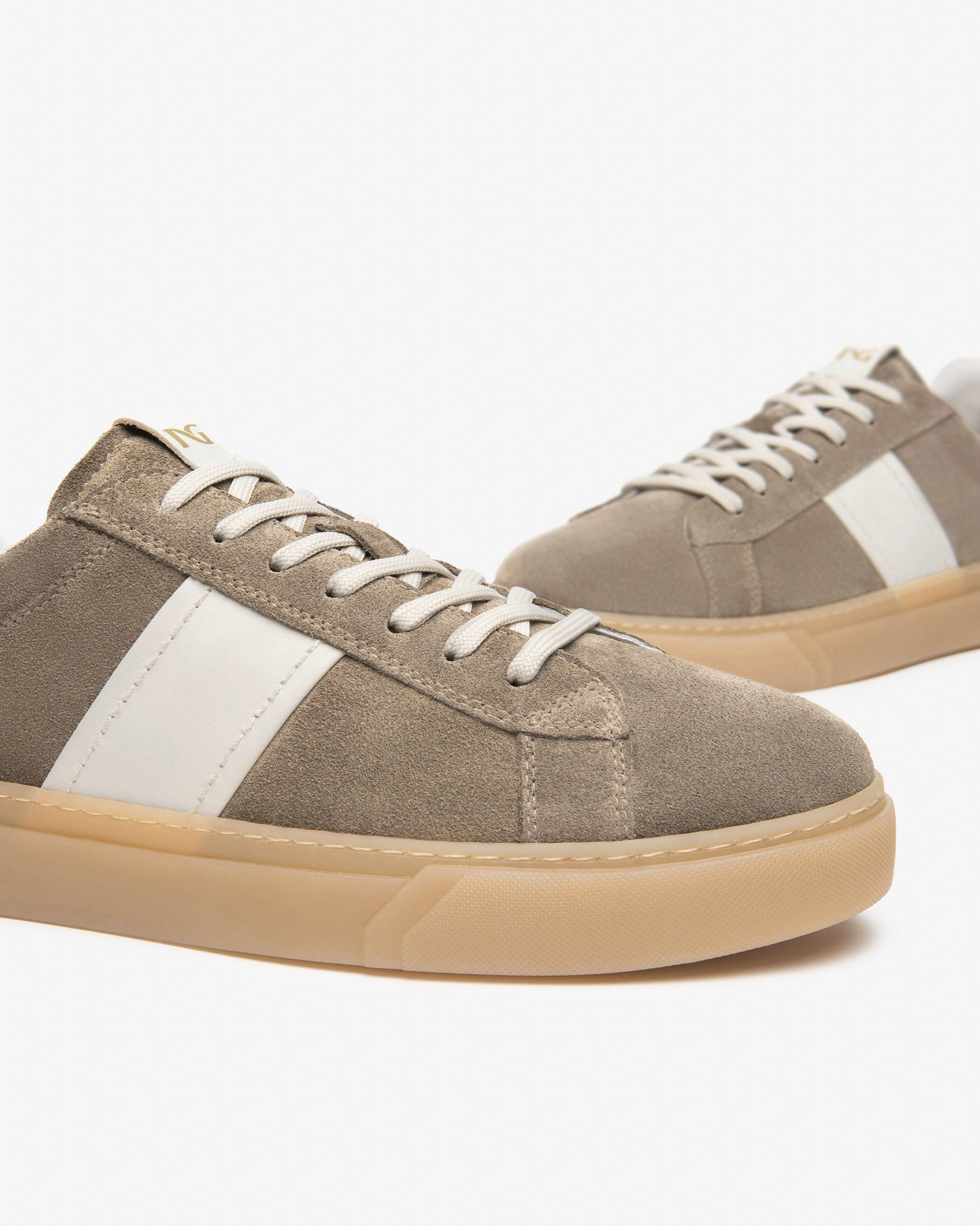 Sneakers Uomo in Camoscio e Pelle
