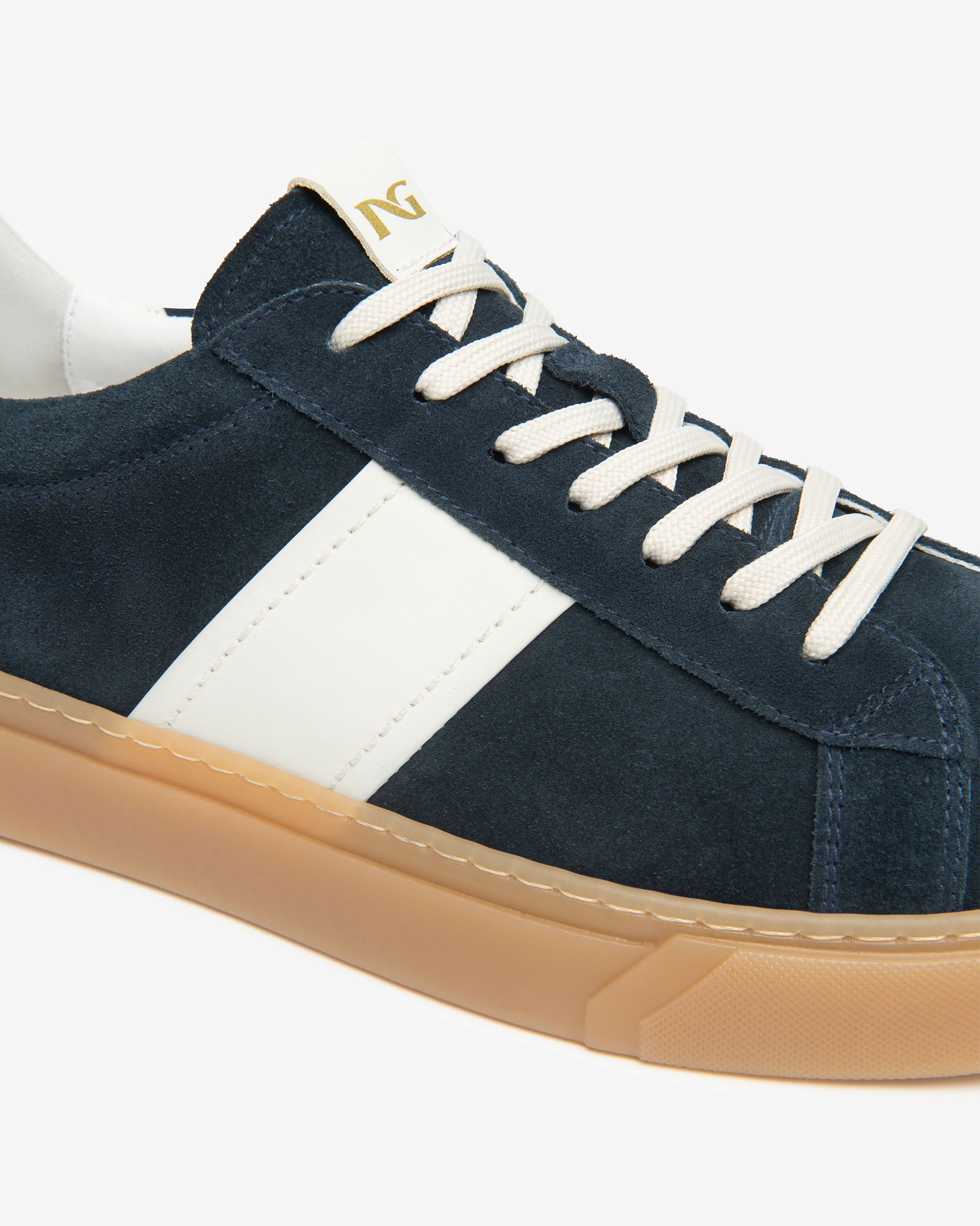 Sneakers Uomo in Camoscio e Pelle