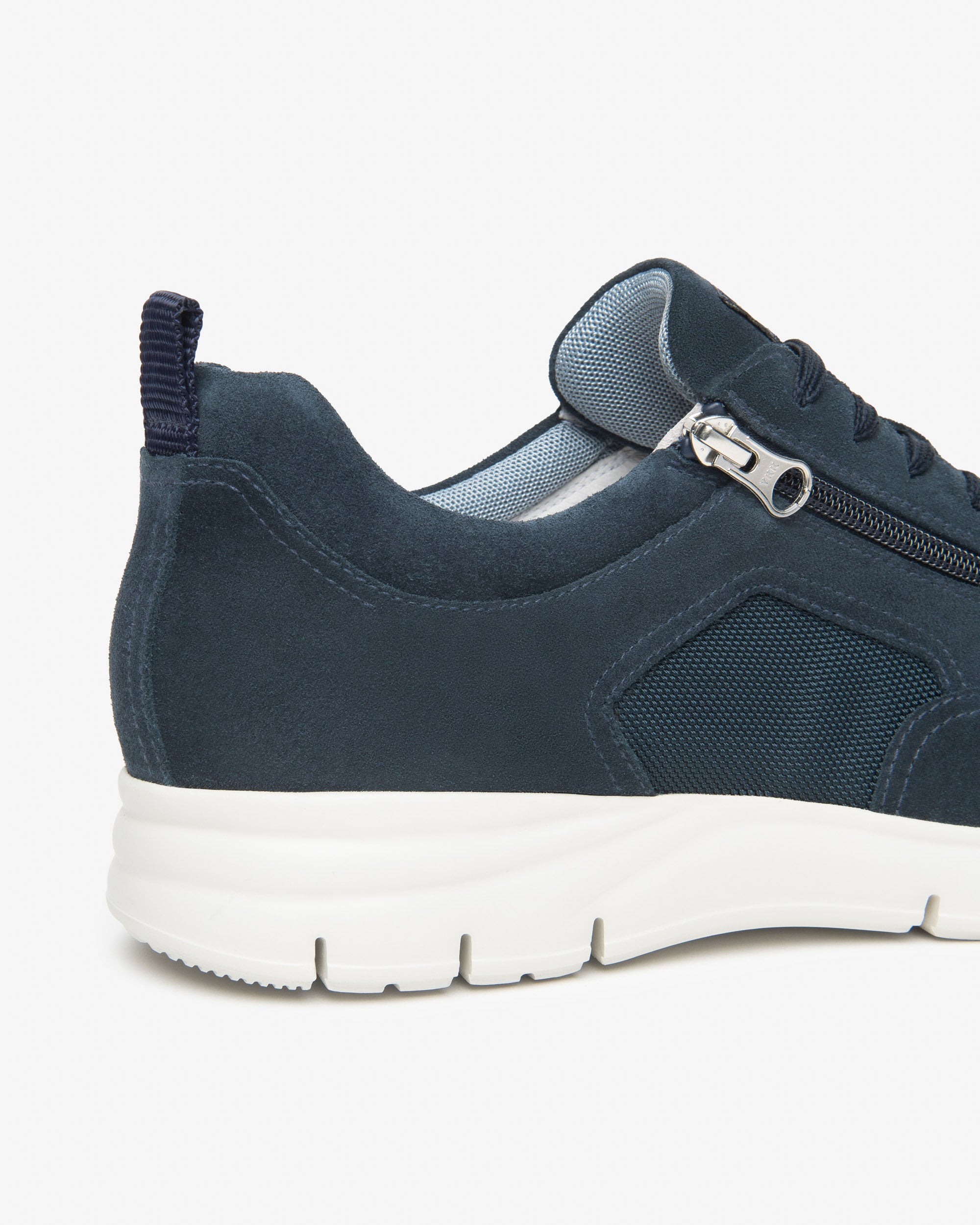Sneakers Uomo in Camoscio e Tela