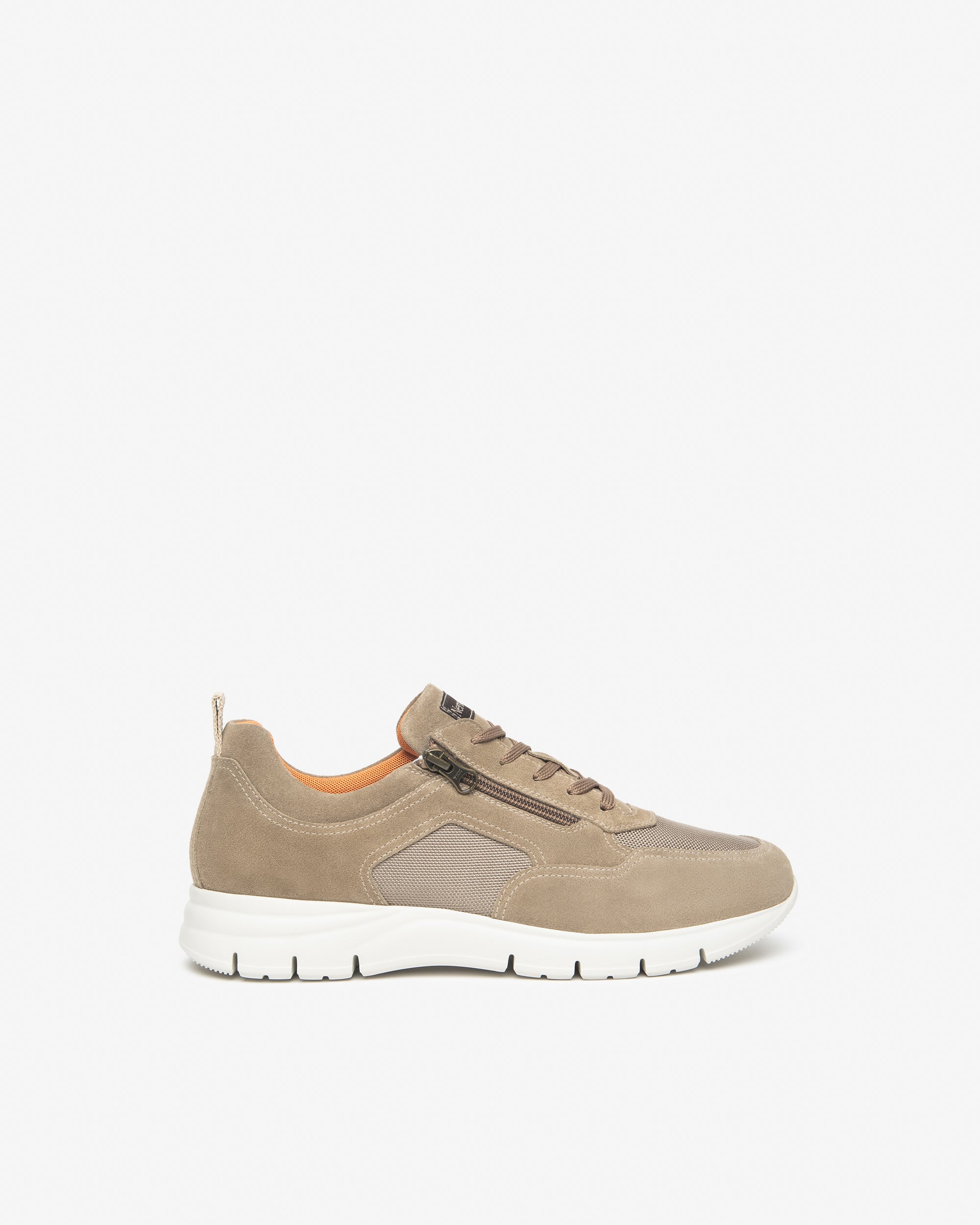 Sneakers Uomo in Camoscio e Tela