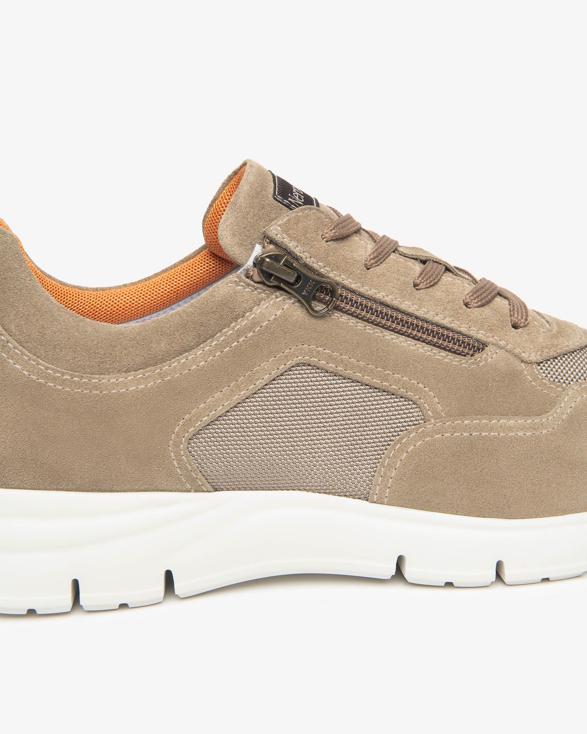 Sneakers Uomo in Camoscio e Tela