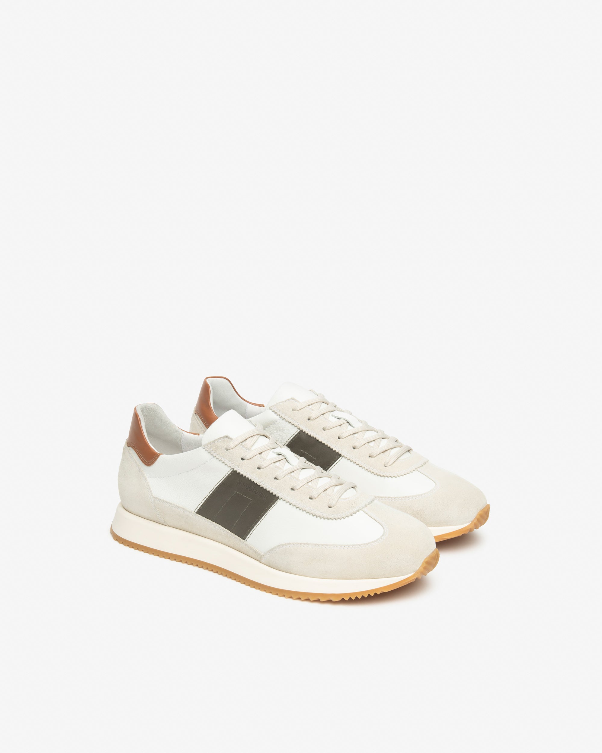 Sneakers Uomo in Pelle e Camoscio