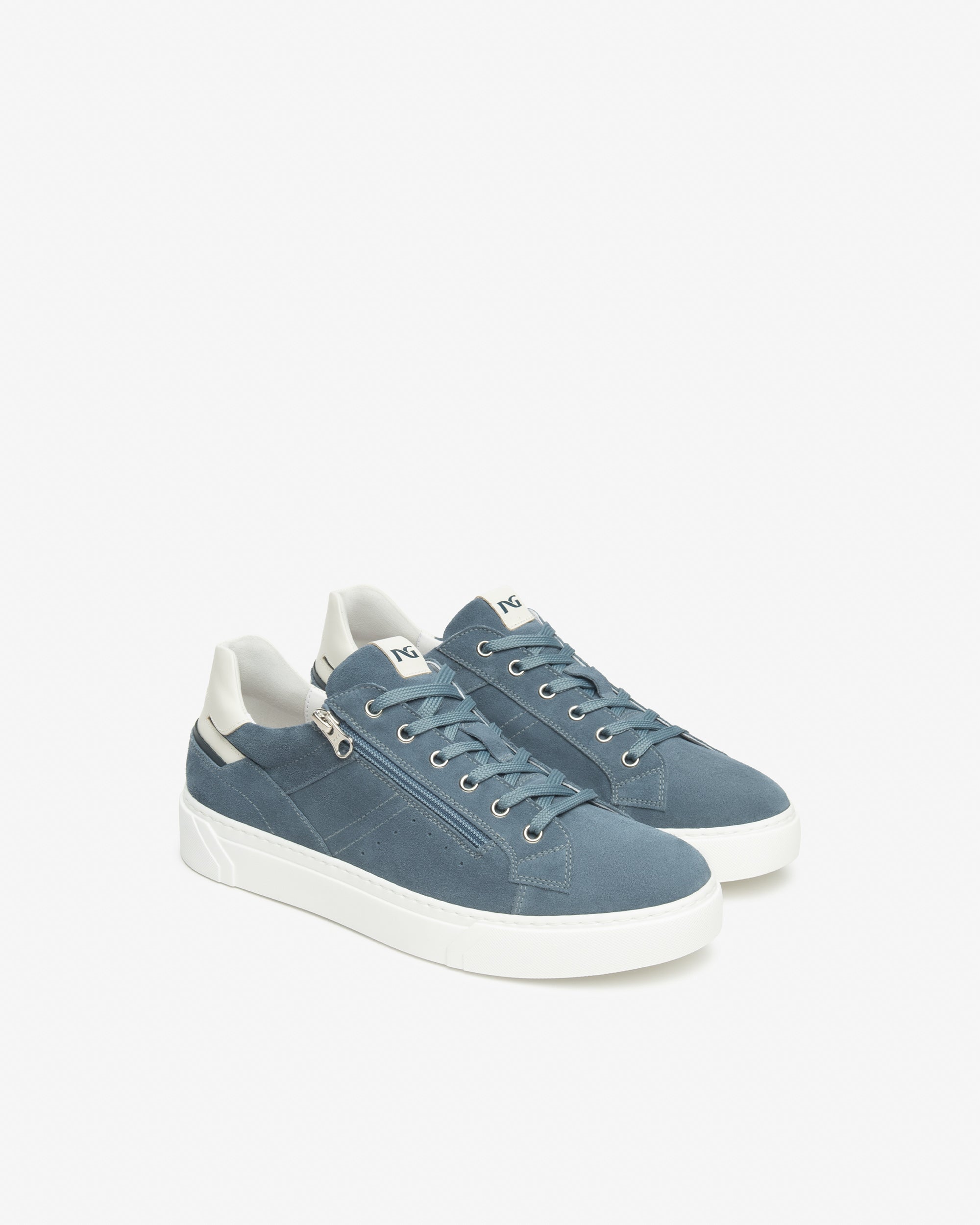 Sneakers Uomo in Pelle e Camoscio