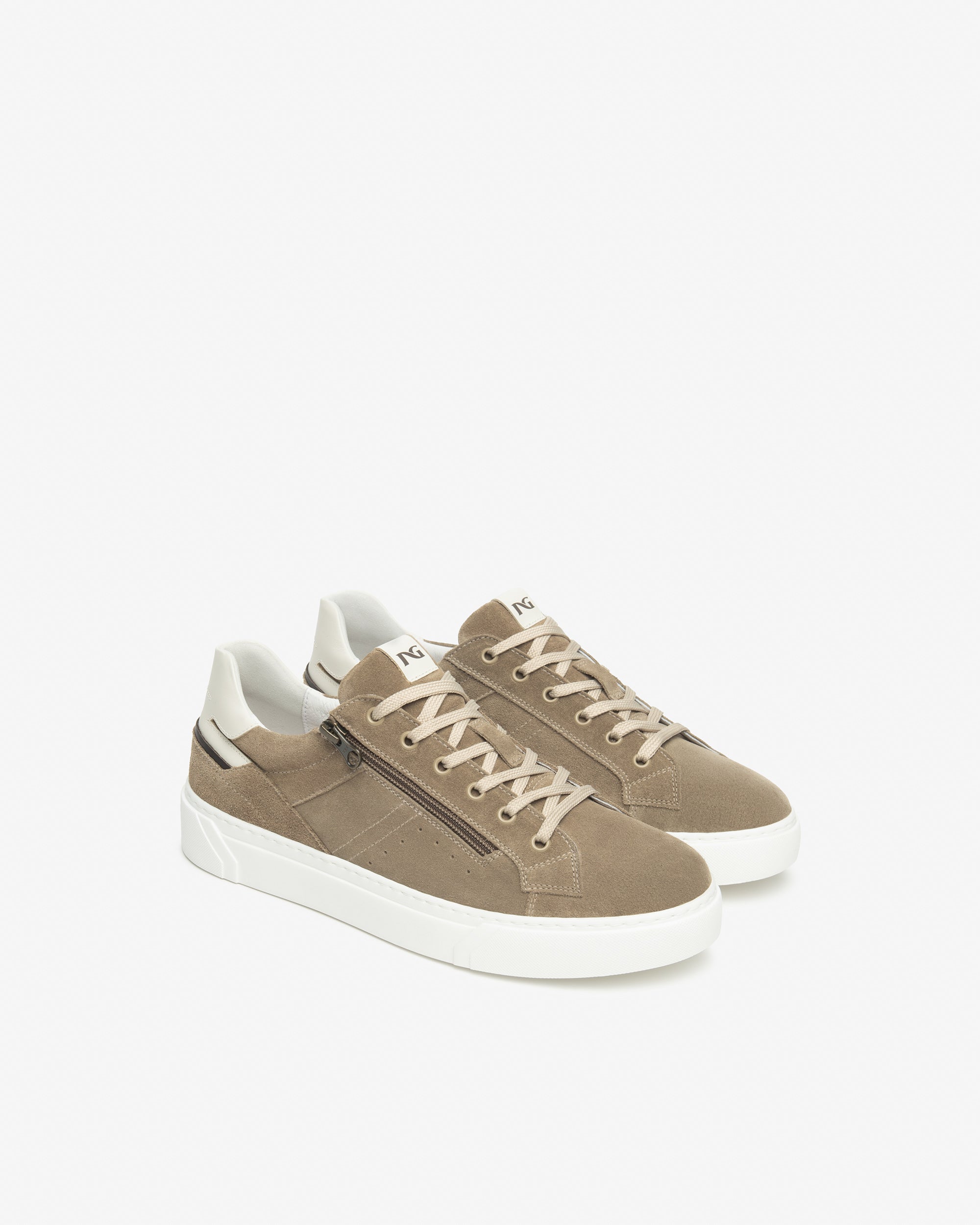 Sneakers Uomo in Pelle e Camoscio