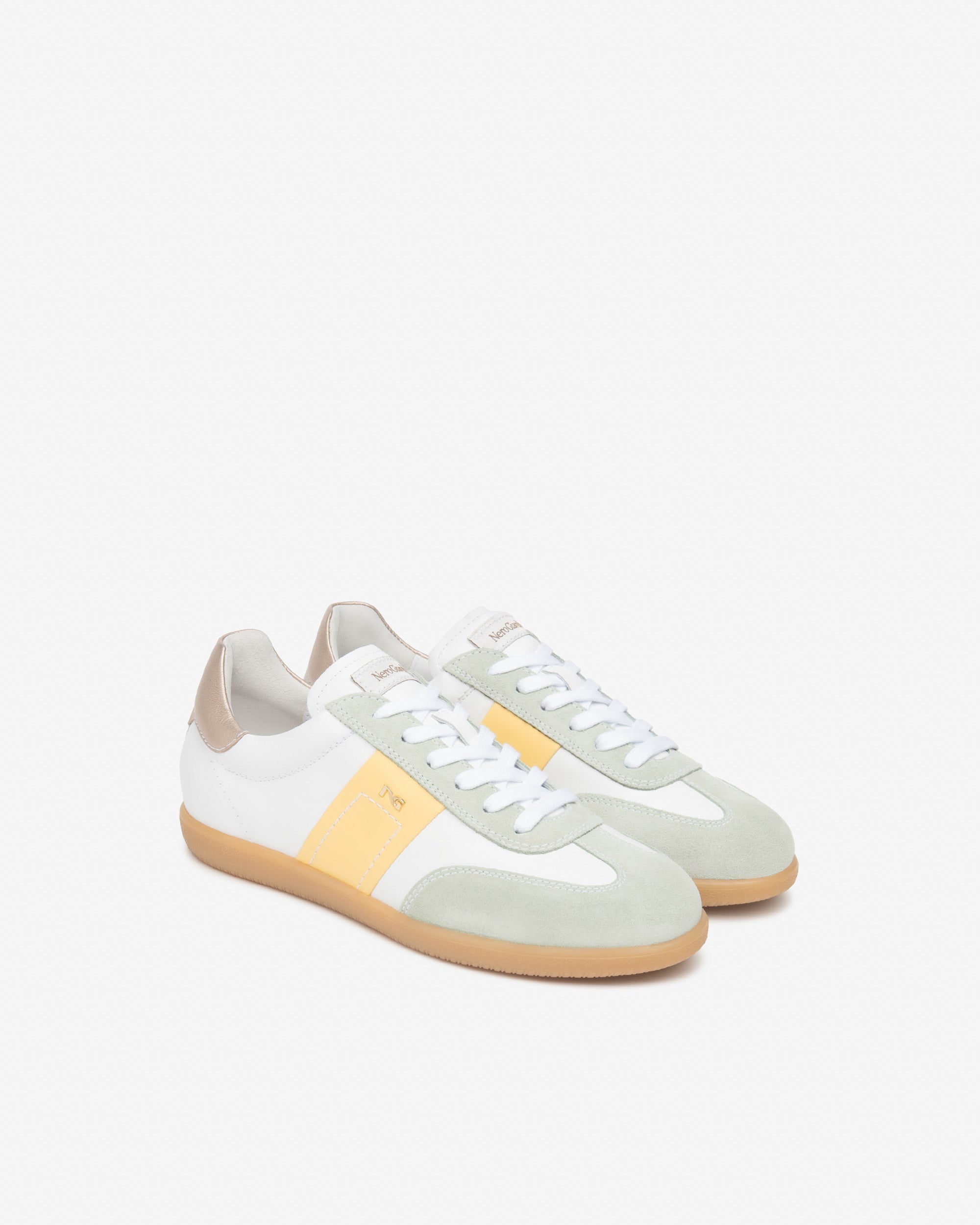 Sneakers Donna in Pelle e Tela
