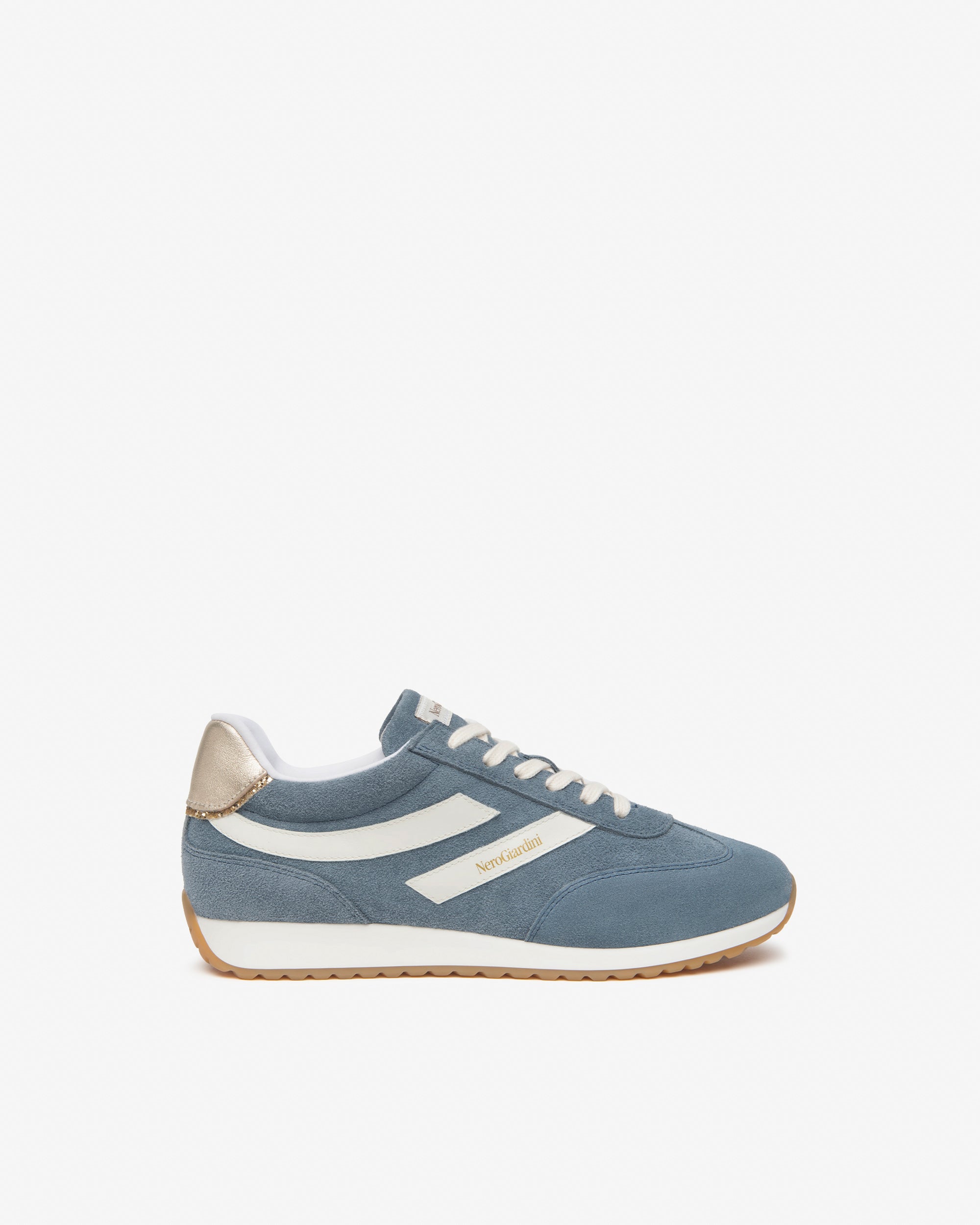 Sneakers Donna in Suede, Pelle e Materiale Tecnico
