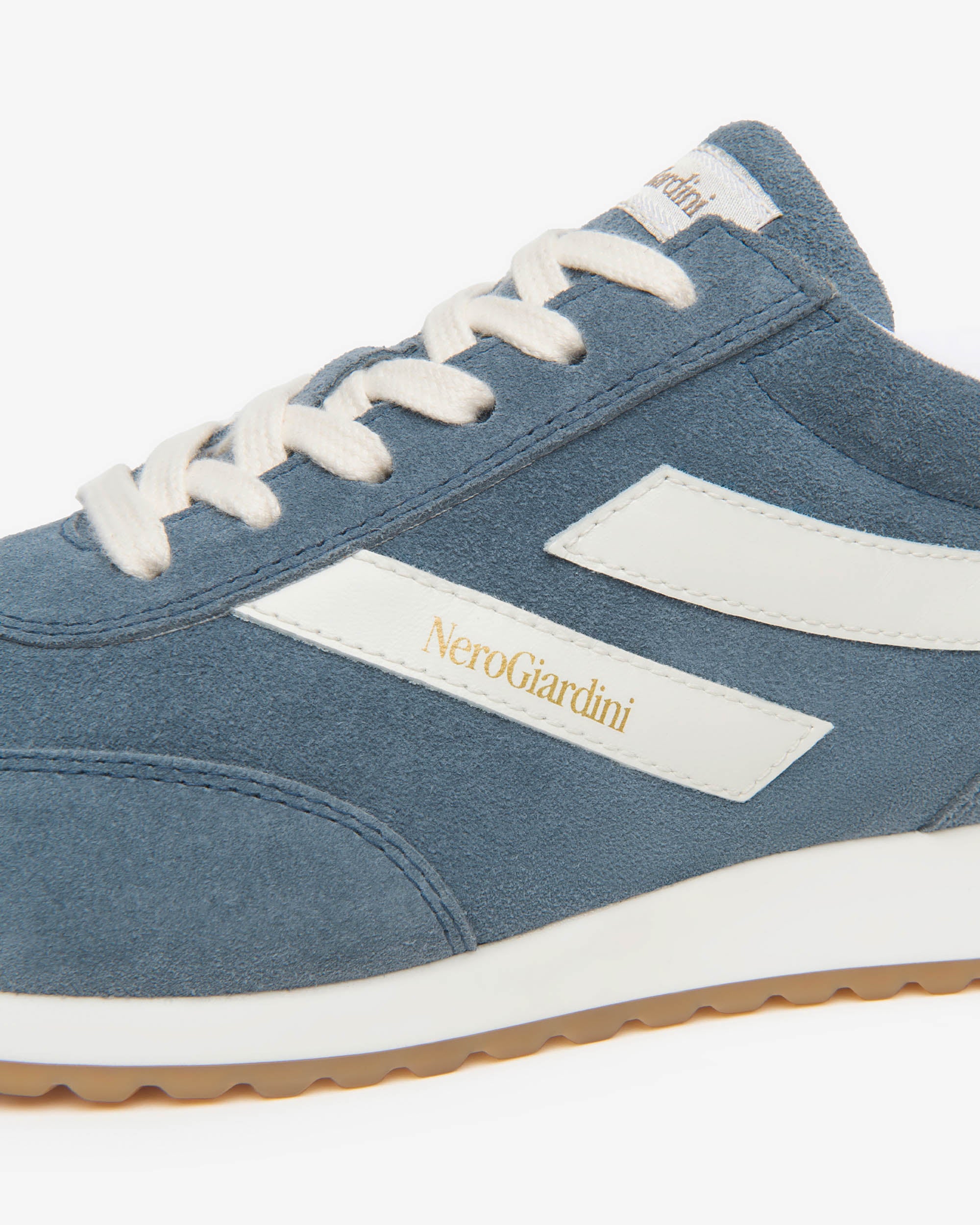 Sneakers Donna in Suede, Pelle e Materiale Tecnico
