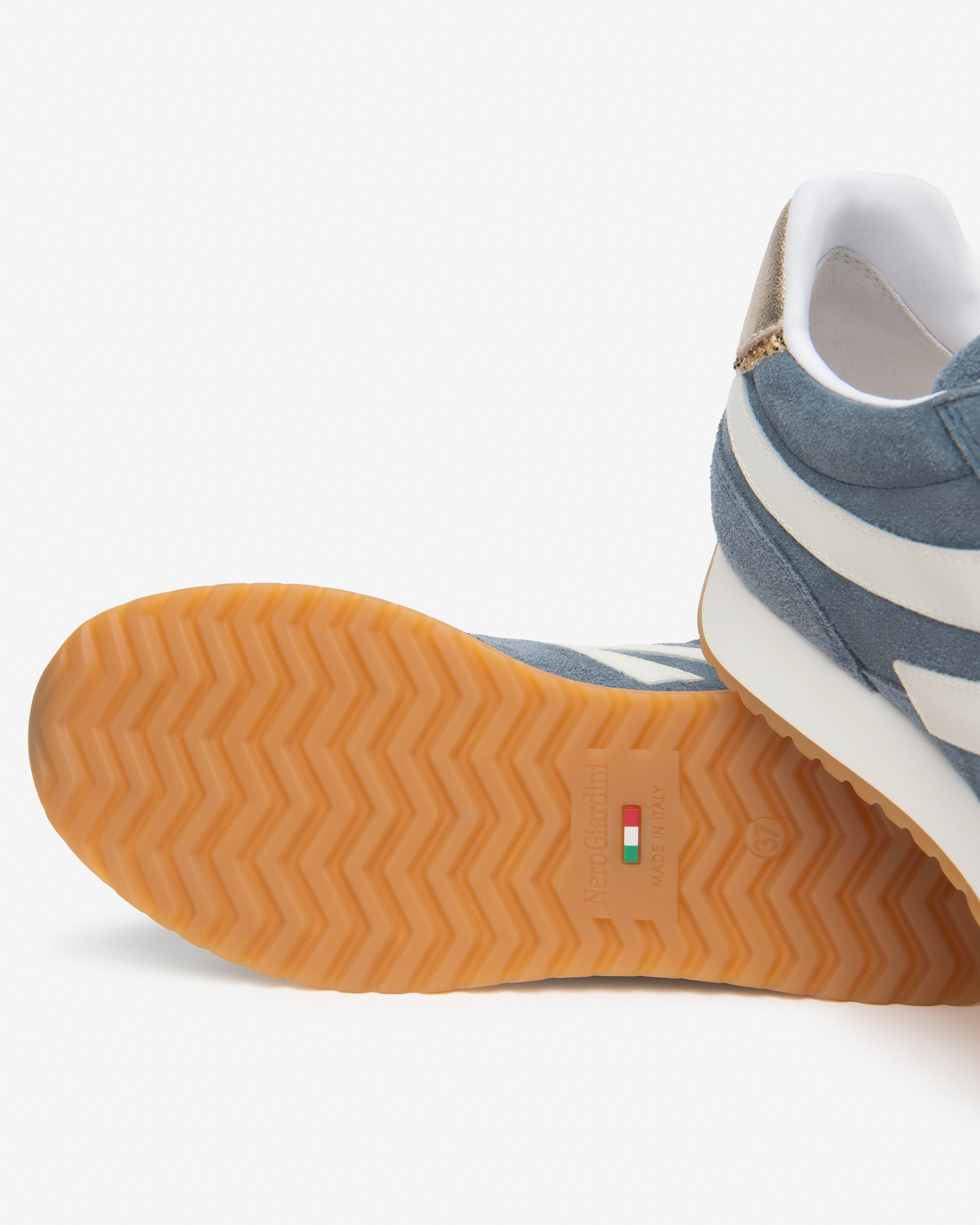 Sneakers Donna in Suede, Pelle e Materiale Tecnico