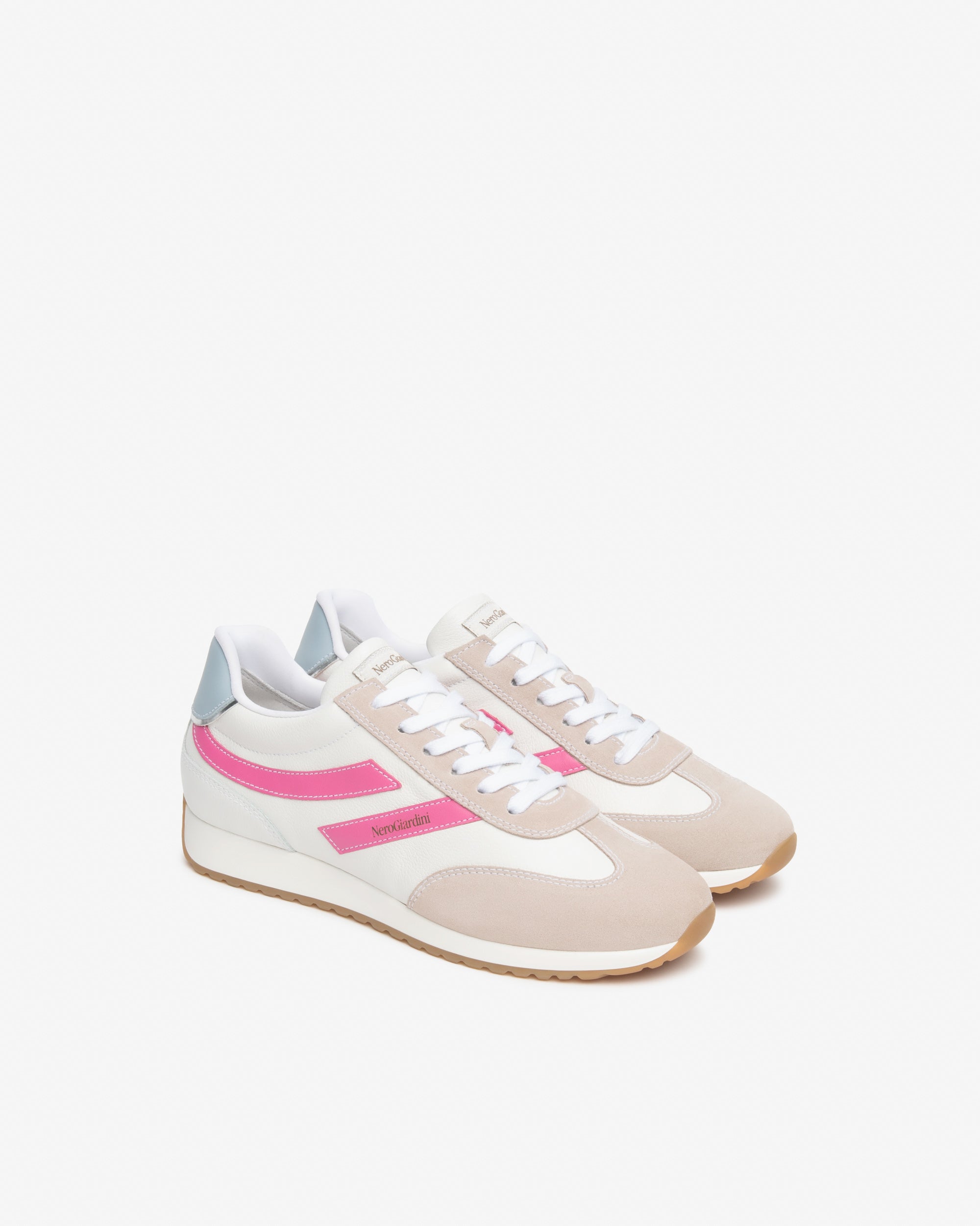 Sneakers Donna in Pelle, Suede e Materiale Tecnico