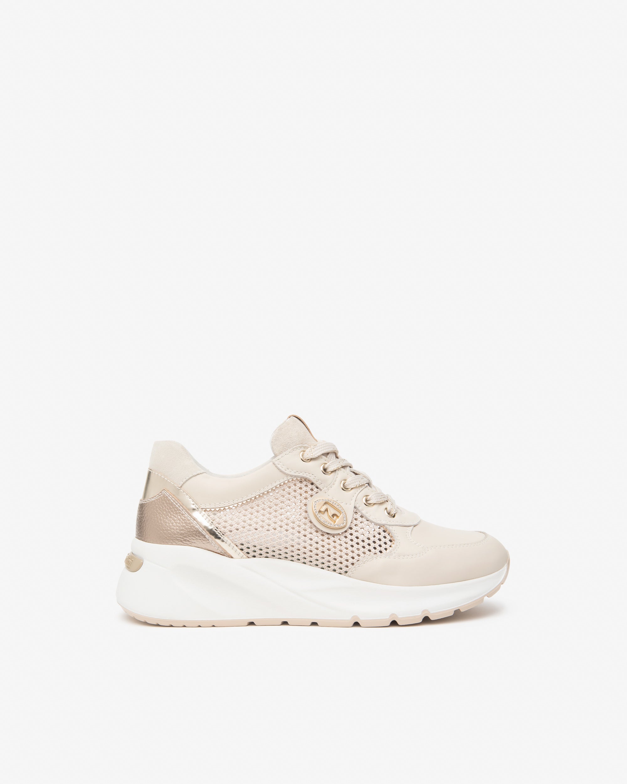 Sneakers Donna in Pelle, Tela e Materiale Tecnico