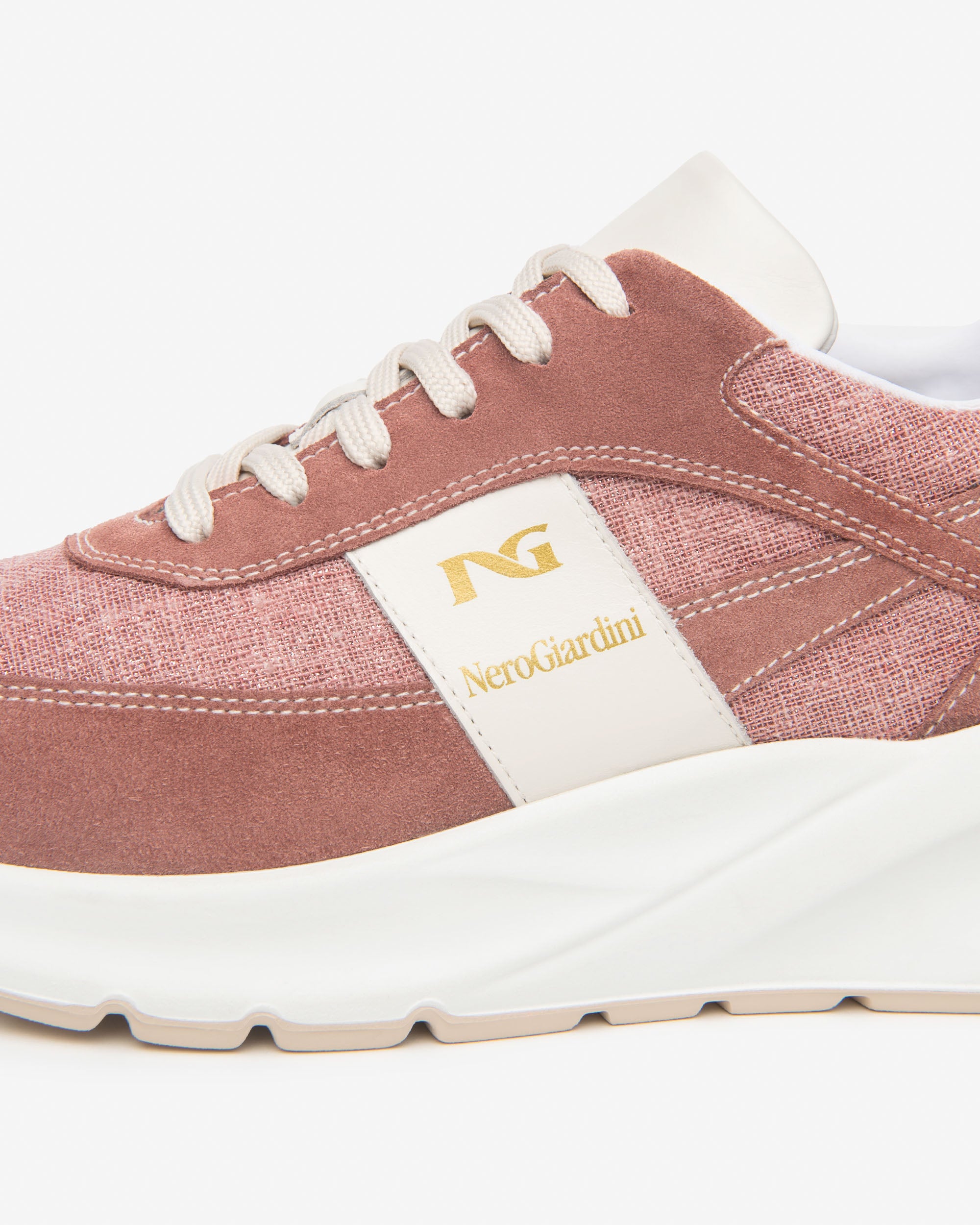 Sneakers Donna in Suede e Tessuto