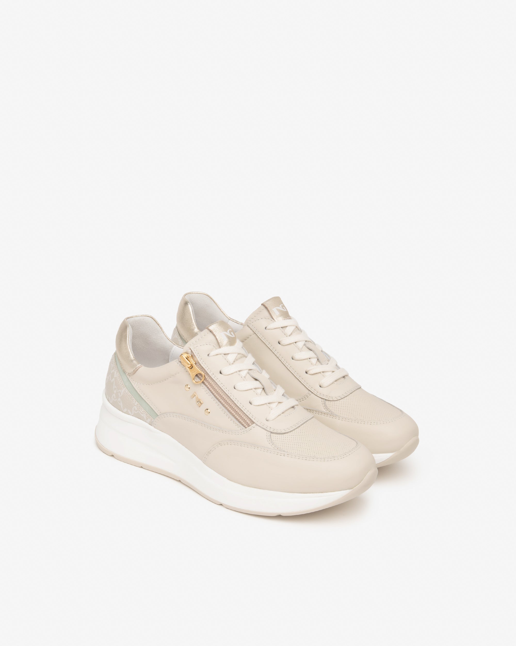 Sneakers Donna in Pelle e Materiale Tecnico