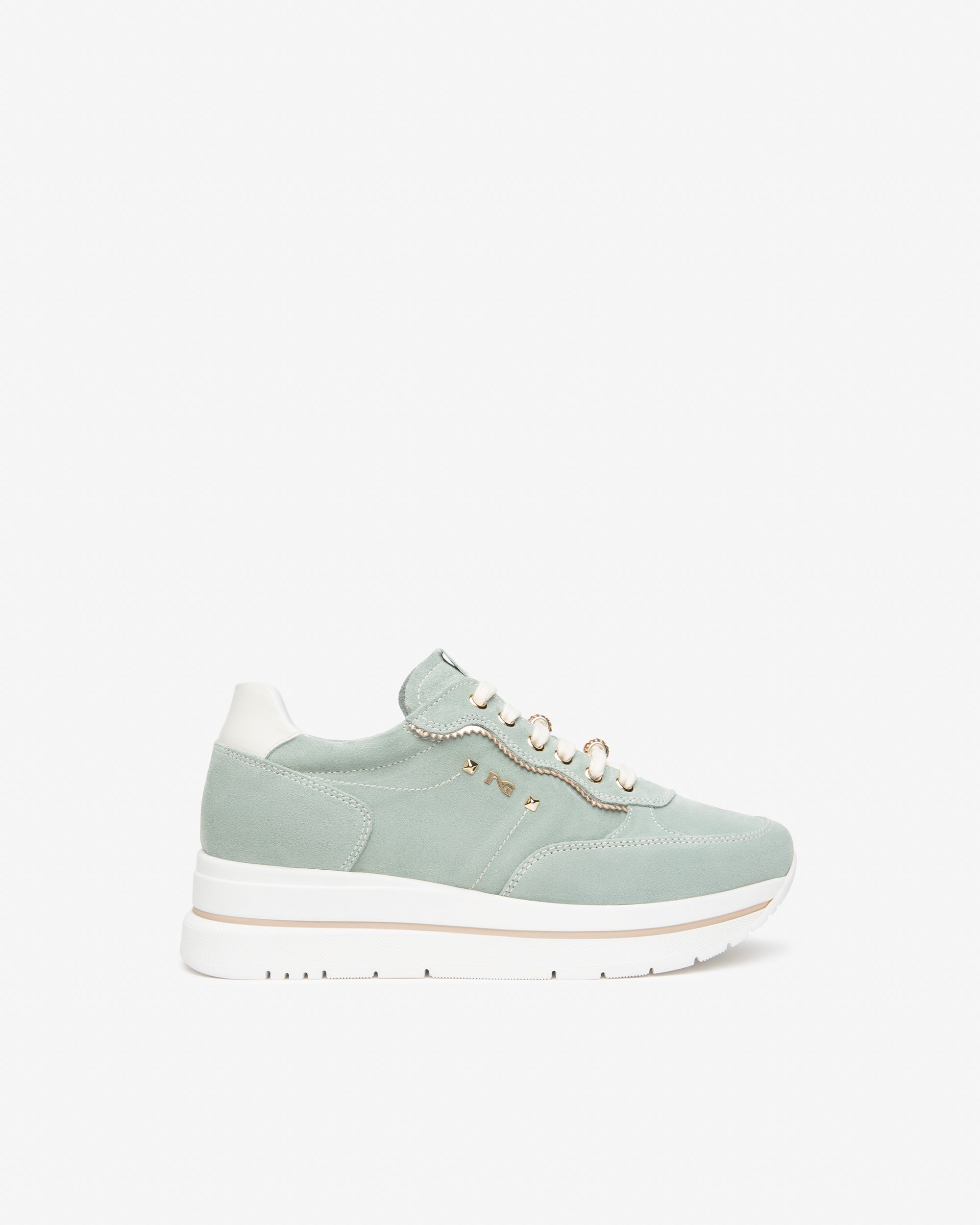 Sneakers Donna in Suede e Materiale Tecnico