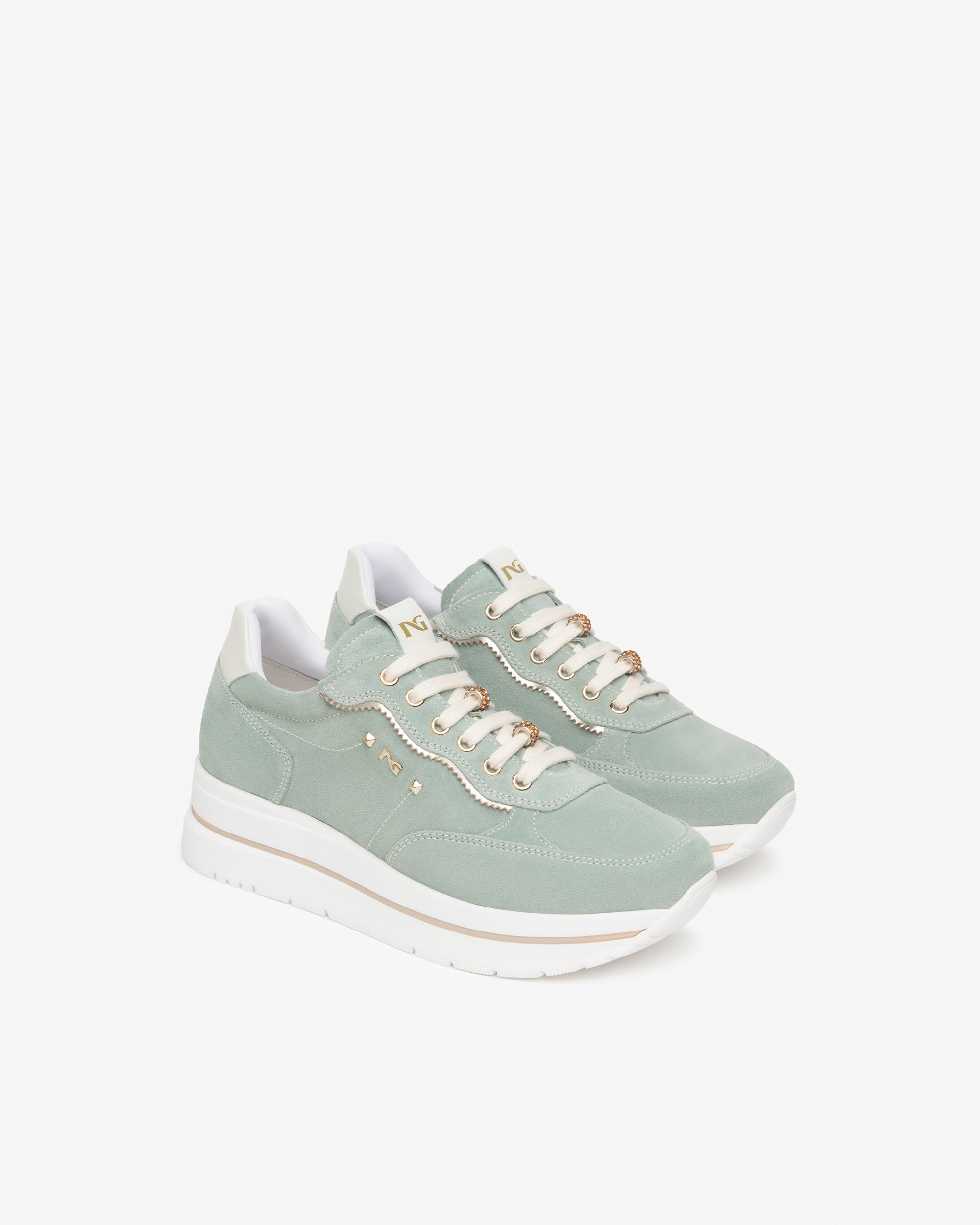 Sneakers Donna in Suede e Materiale Tecnico