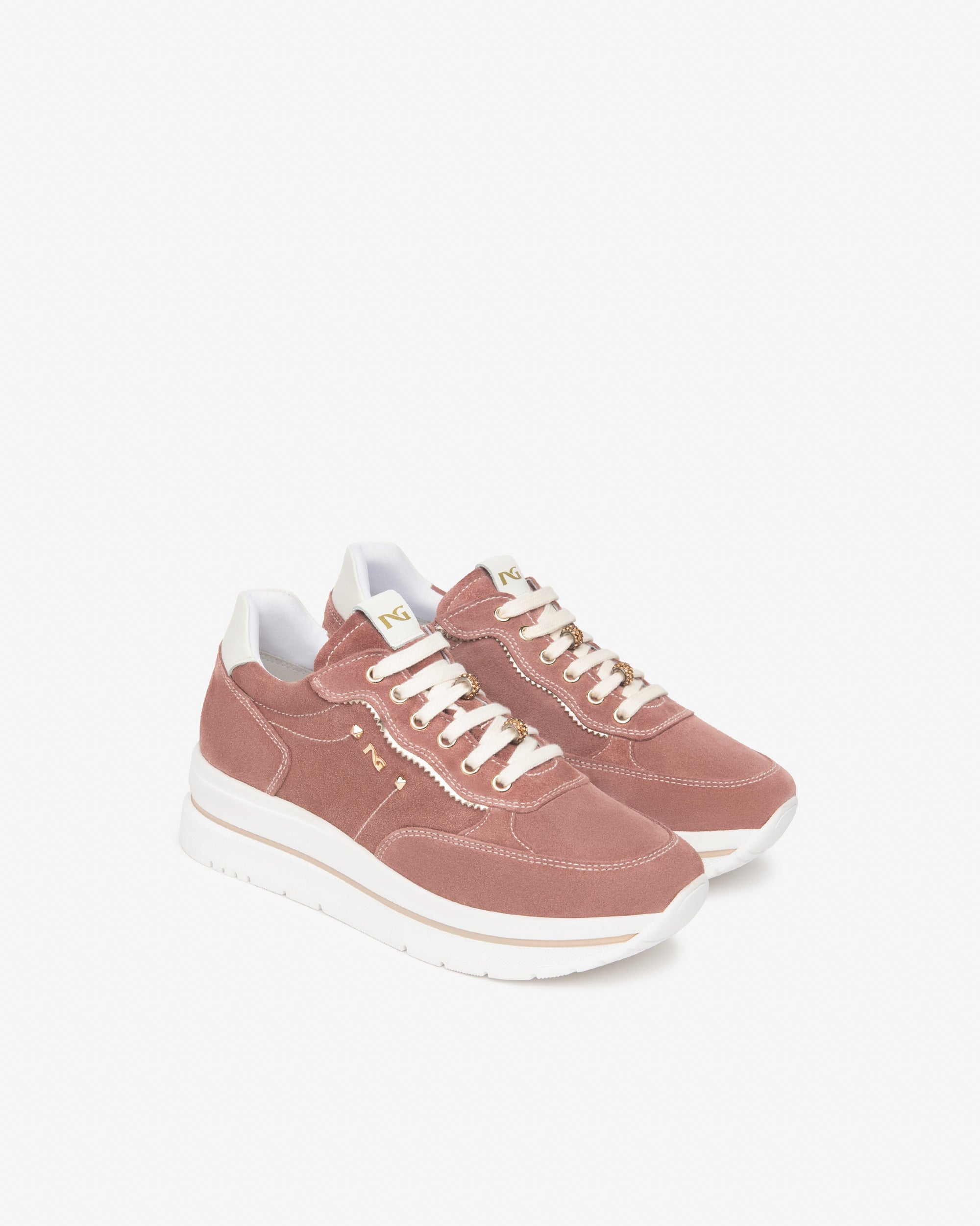 Sneakers Donna in Suede e Materiale Tecnico