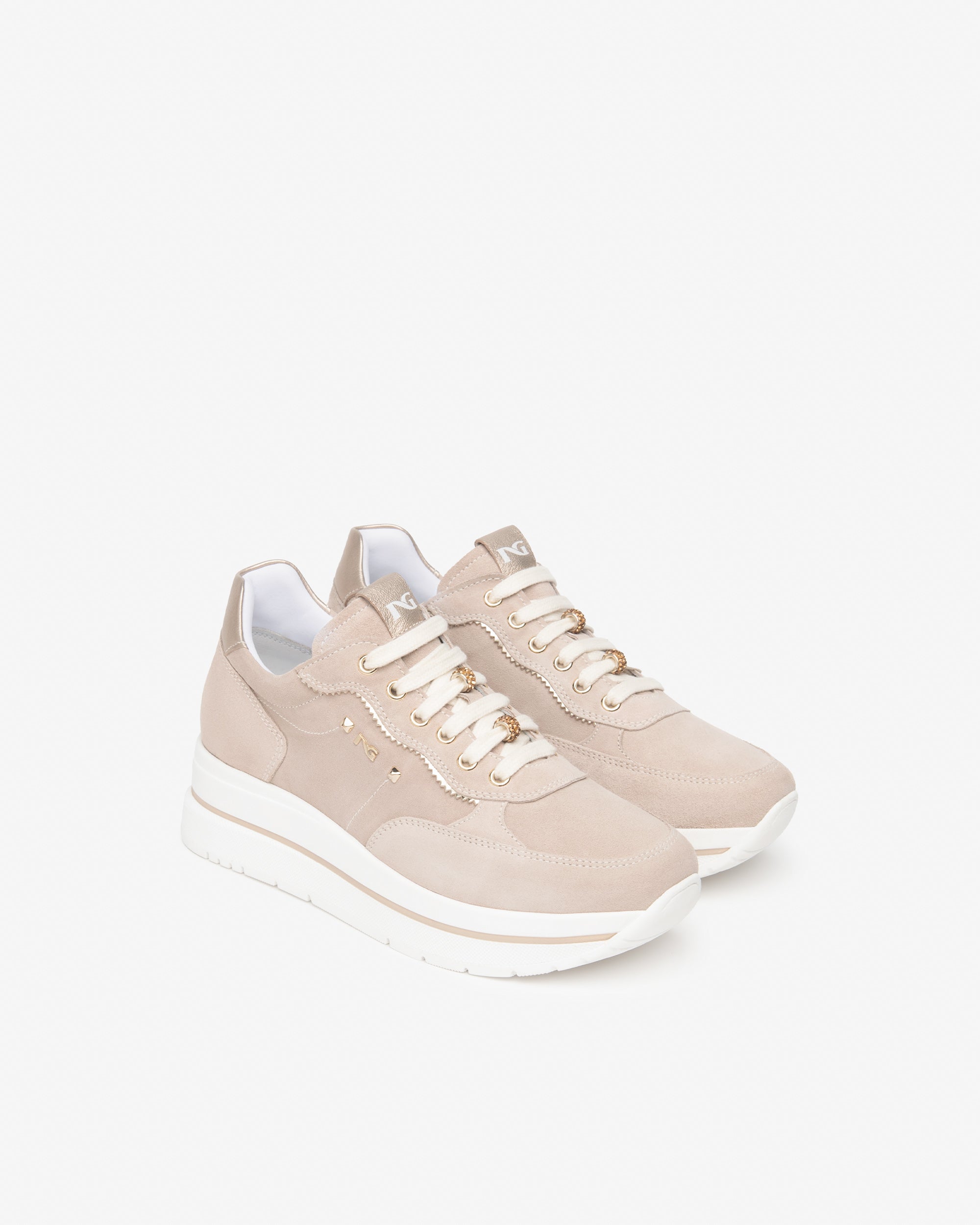 Sneakers Donna in Suede e Materiale Tecnico
