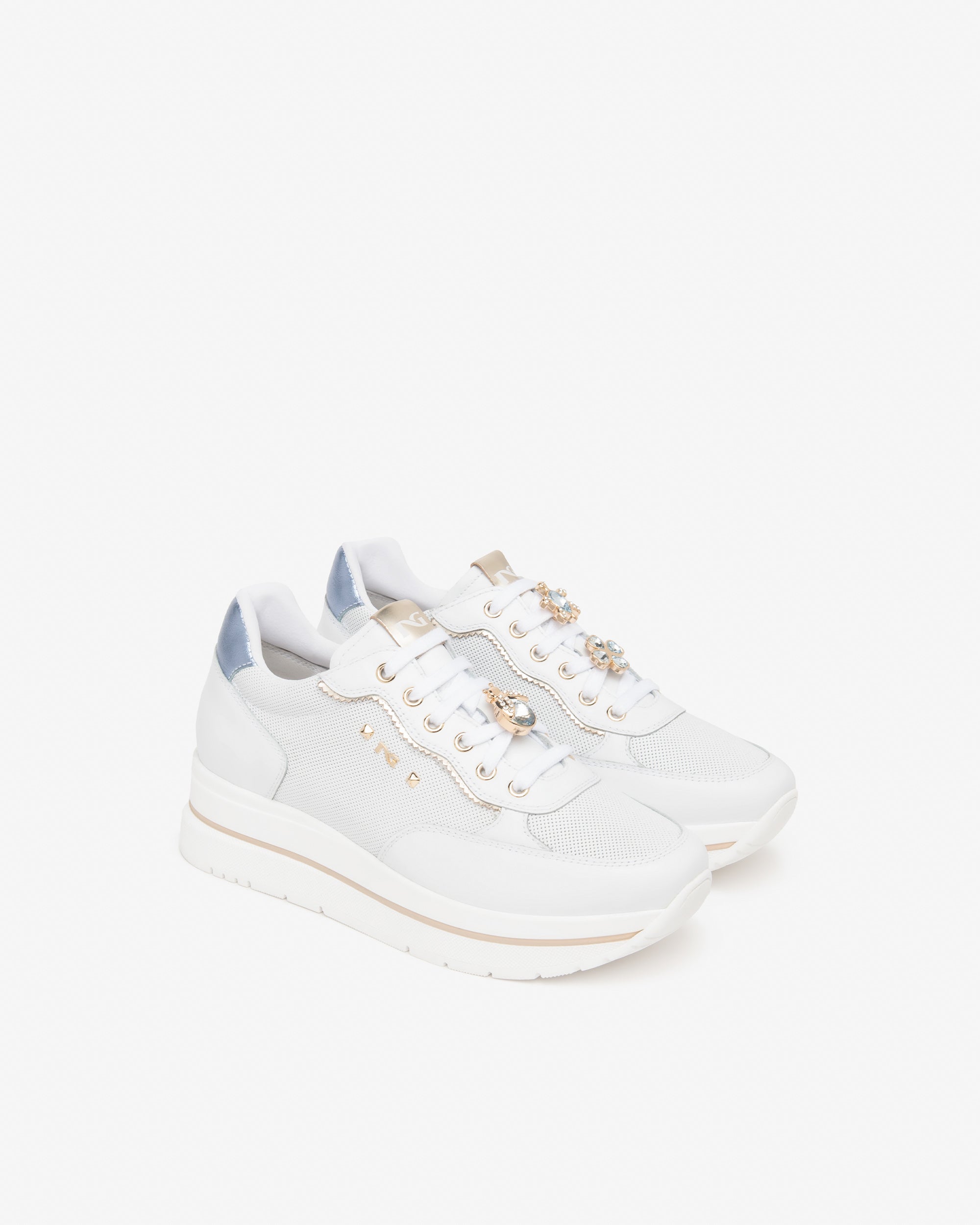 Sneakers Donna in Pelle e Materiale Tecnico