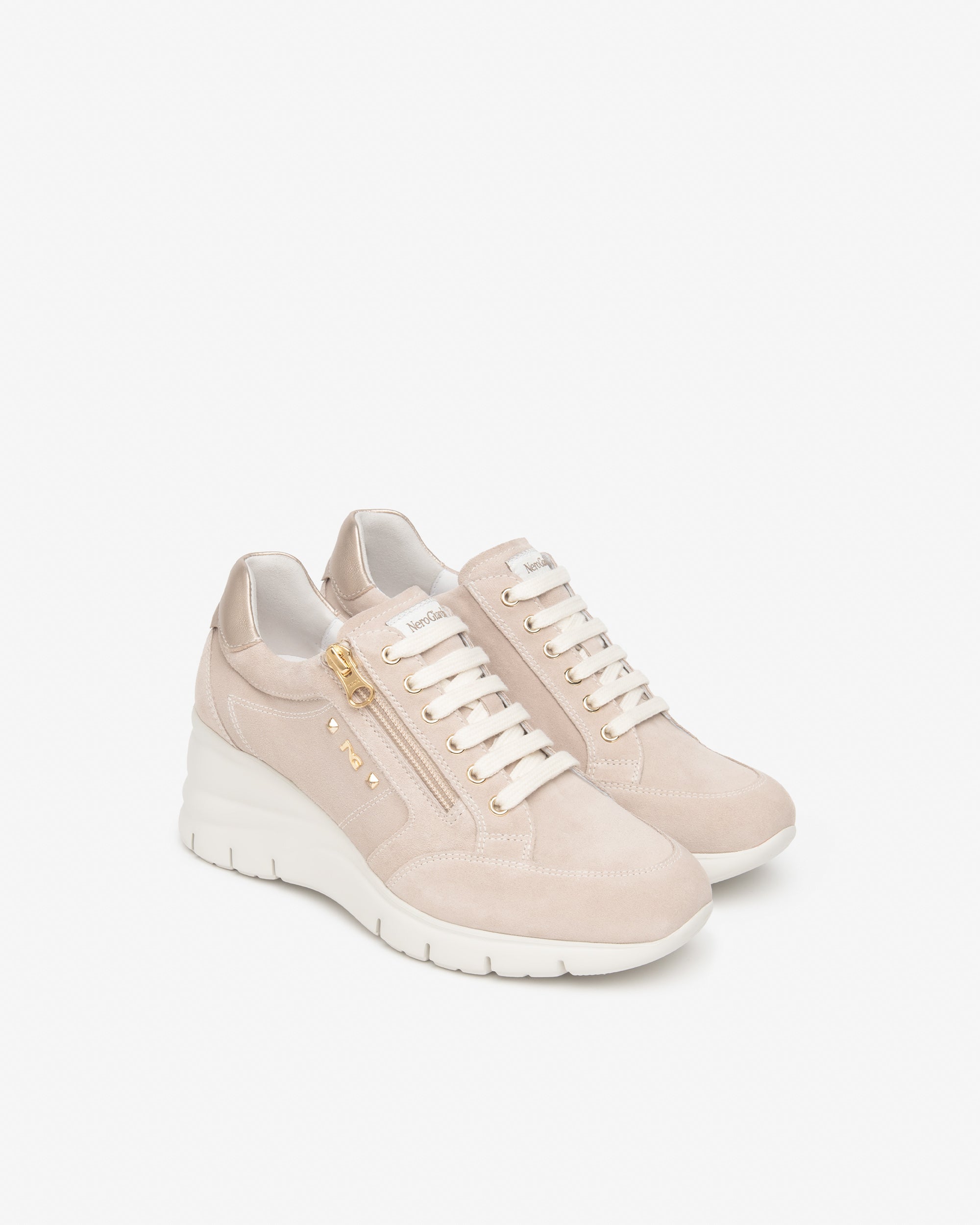 Sneakers Donna in Suede e Pelle