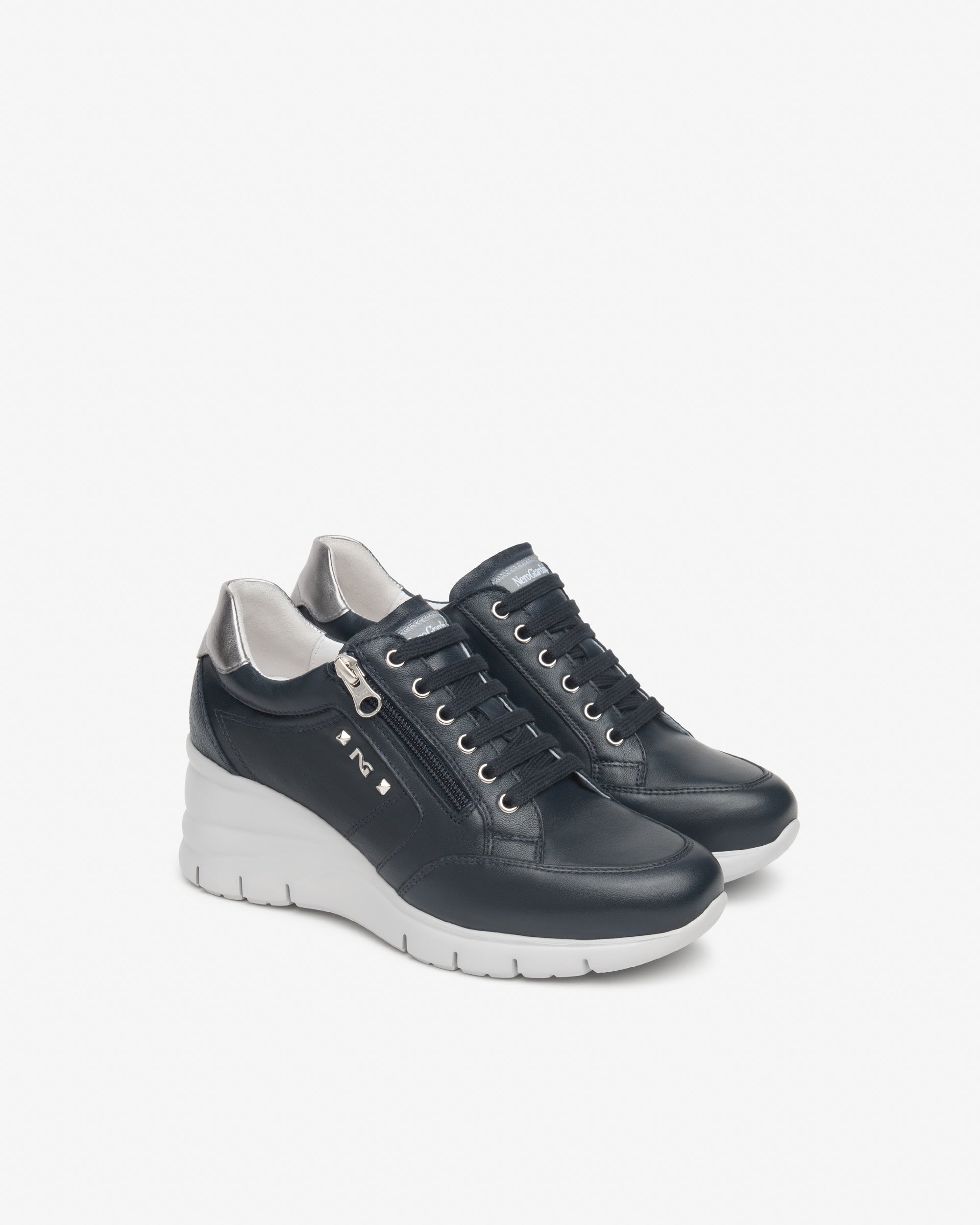 Sneakers Donna in Pelle e Materiale Tecnico