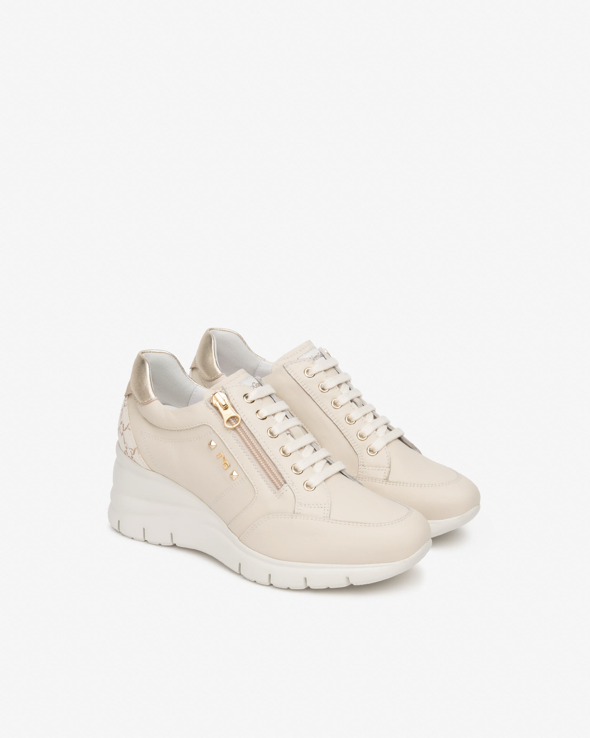 Sneakers Donna in Pelle e Materiale Tecnico
