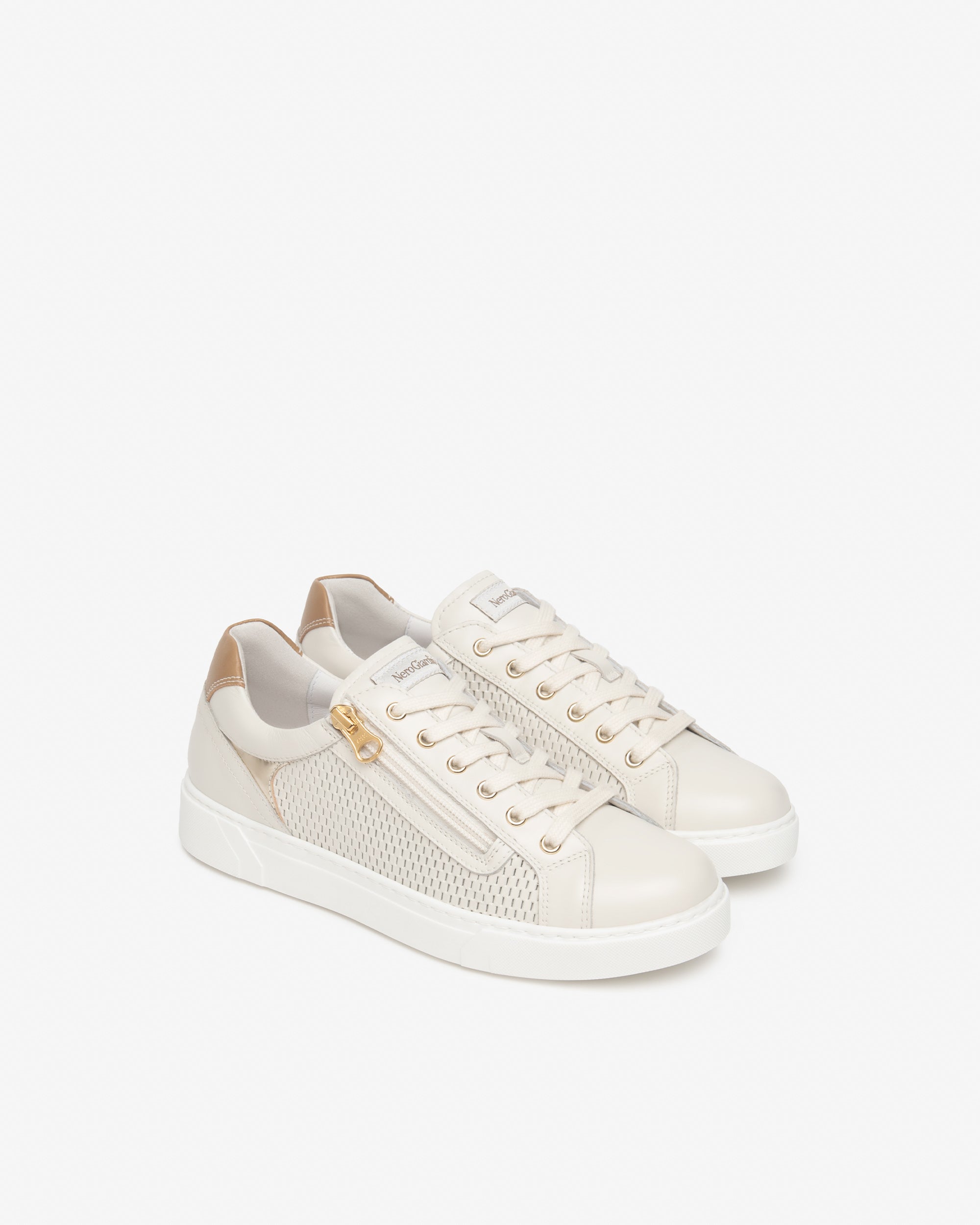 Sneakers Donna in Pelle e Materiale Tecnico