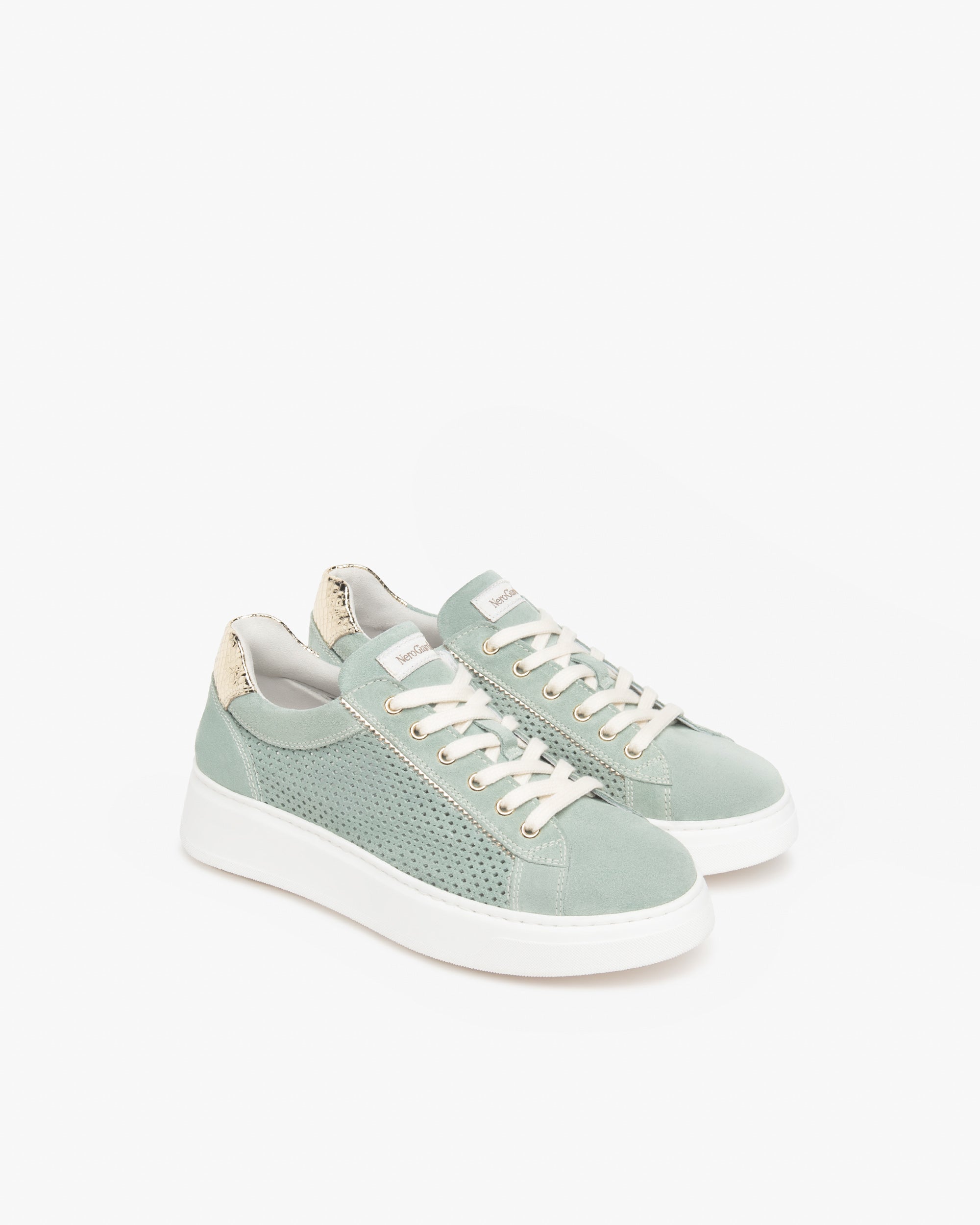 Sneakers Donna in Suede e Materiale Tecnico
