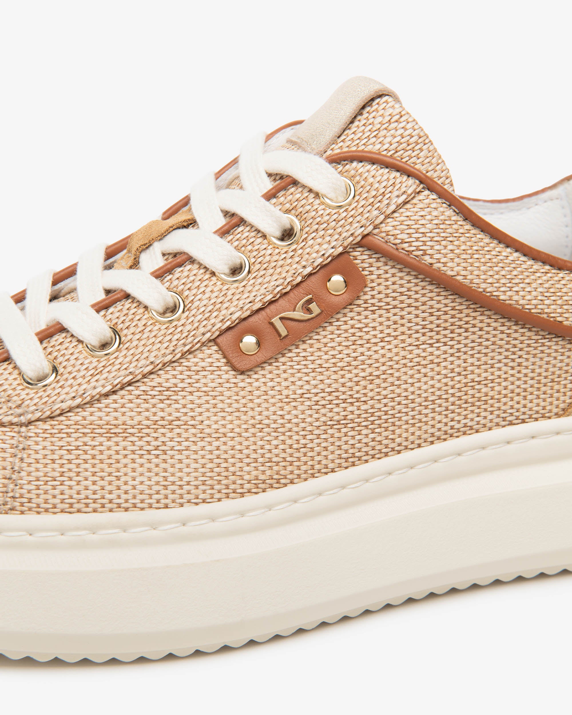 Sneakers Donna in Tessuto e Pelle