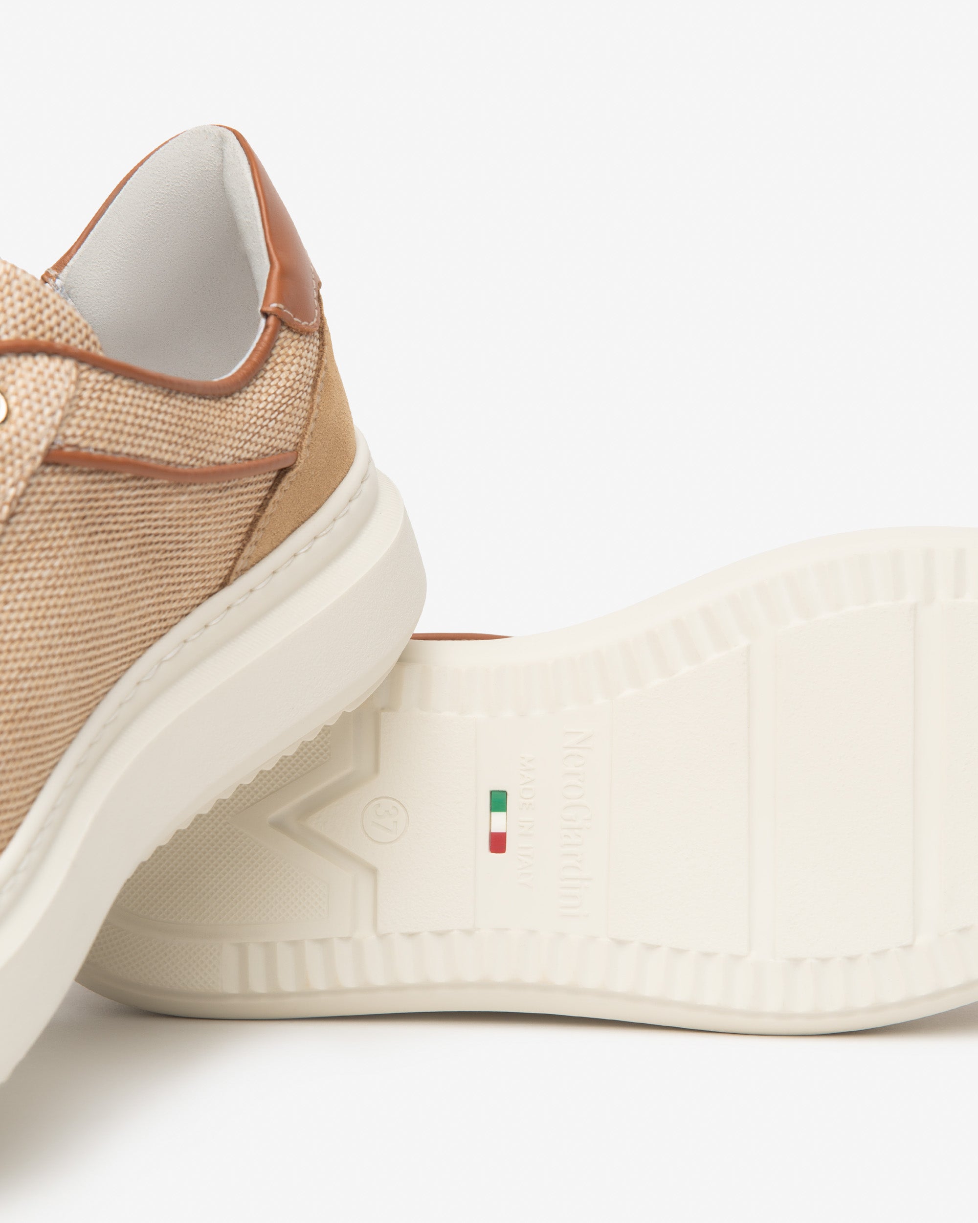 Sneakers Donna in Tessuto e Pelle