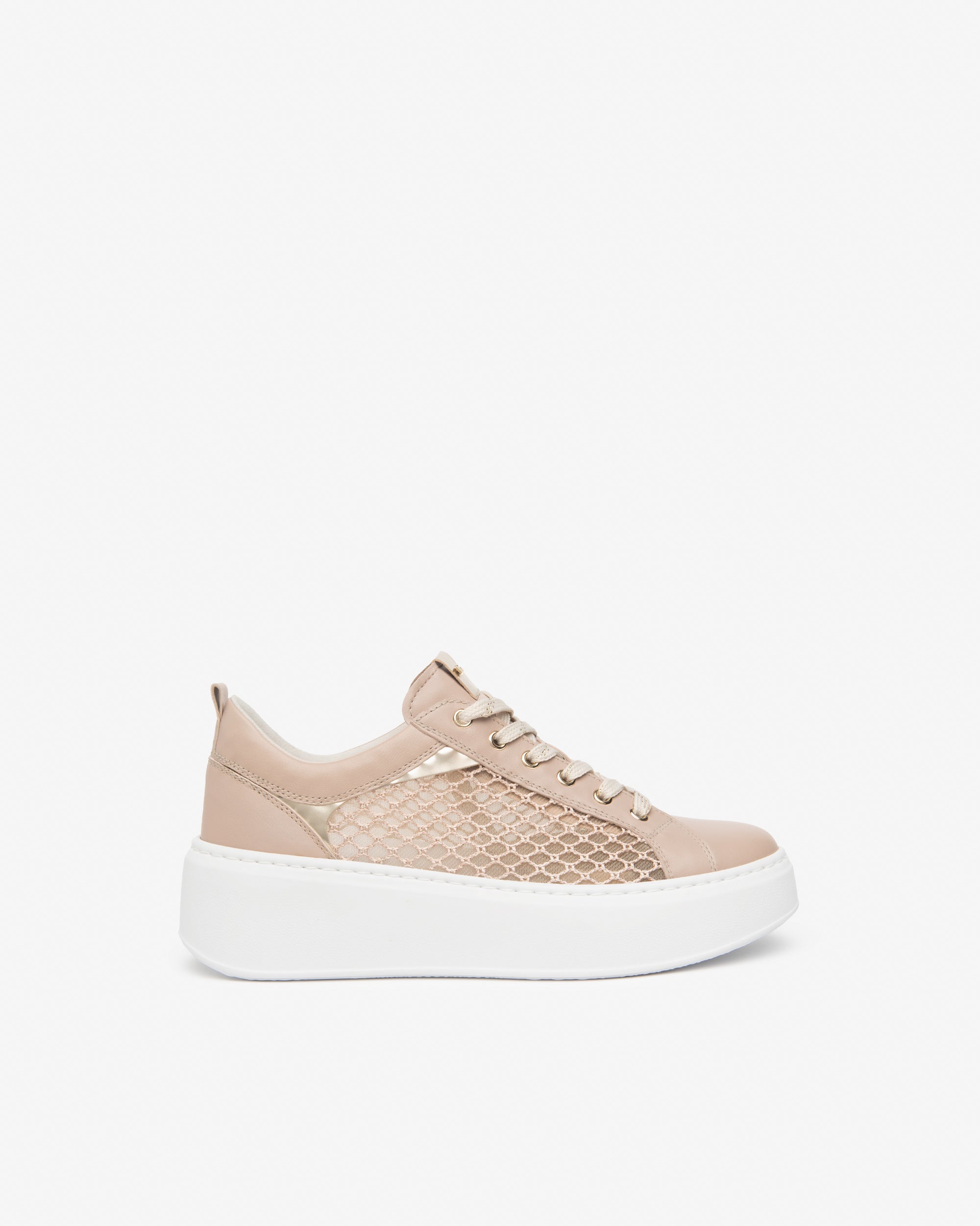 Sneakers Donna in Pelle, Tela e Materiale Tecnico