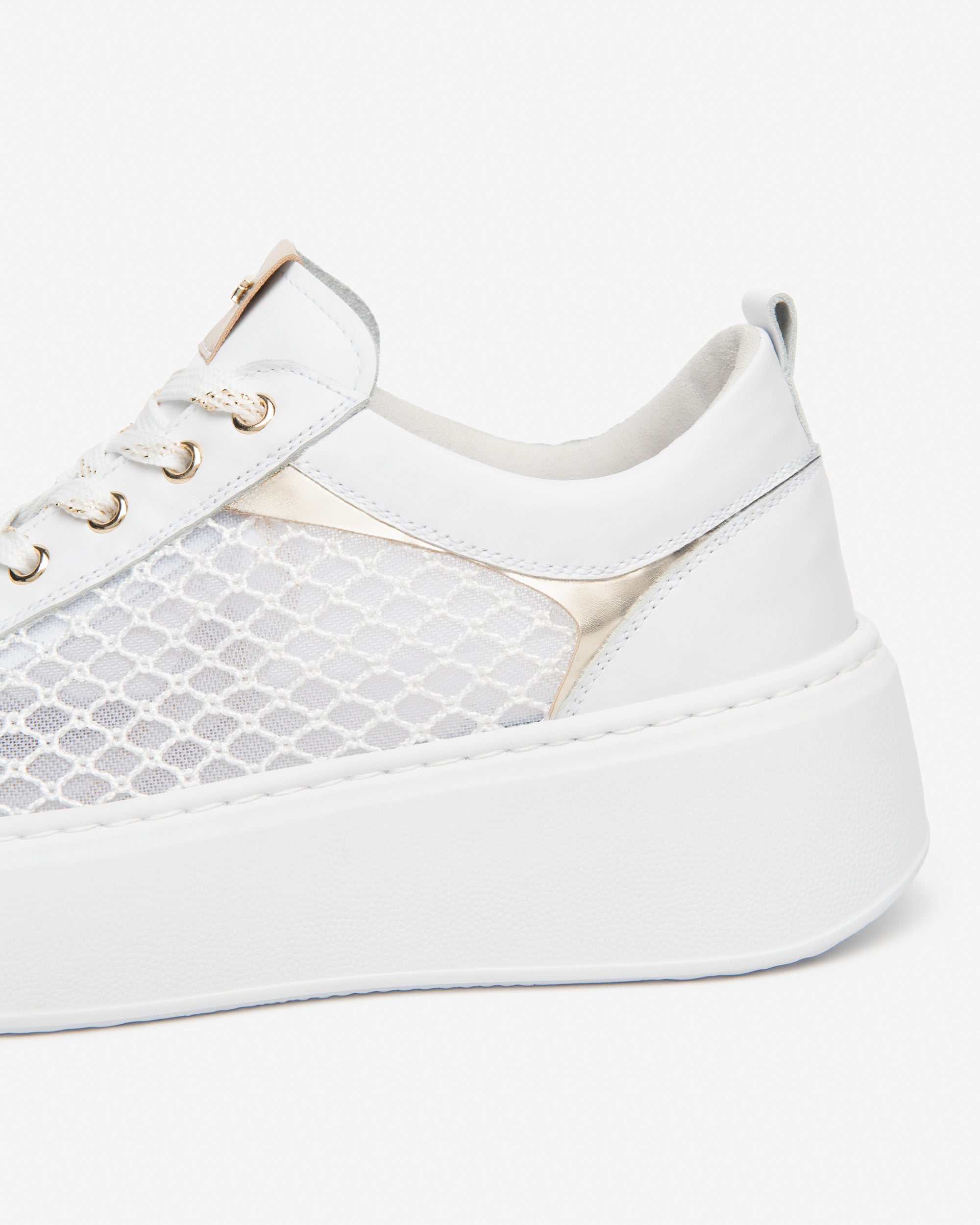 Sneakers Donna in Pelle, Tela e Materiale Tecnico