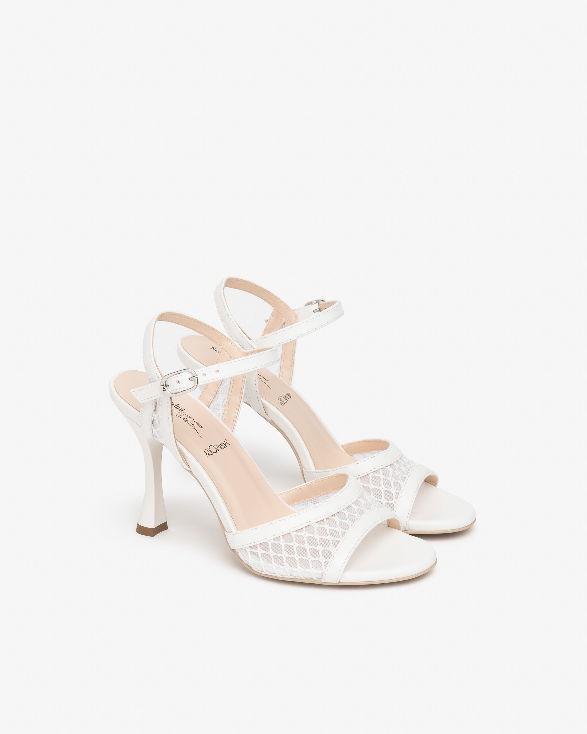 Sandali Donna in Pelle e Tela