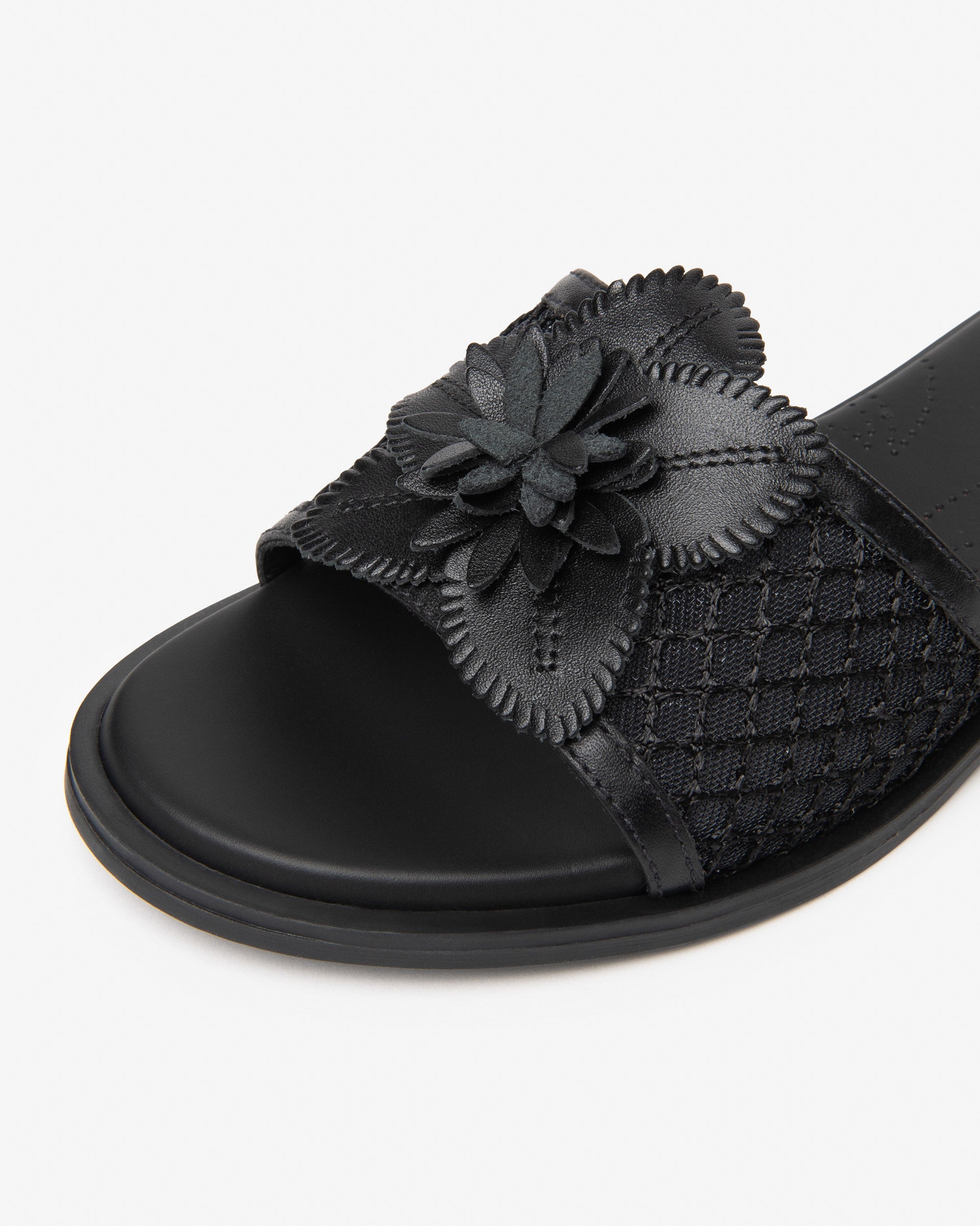 Ciabatte Donna in Pelle e Tela