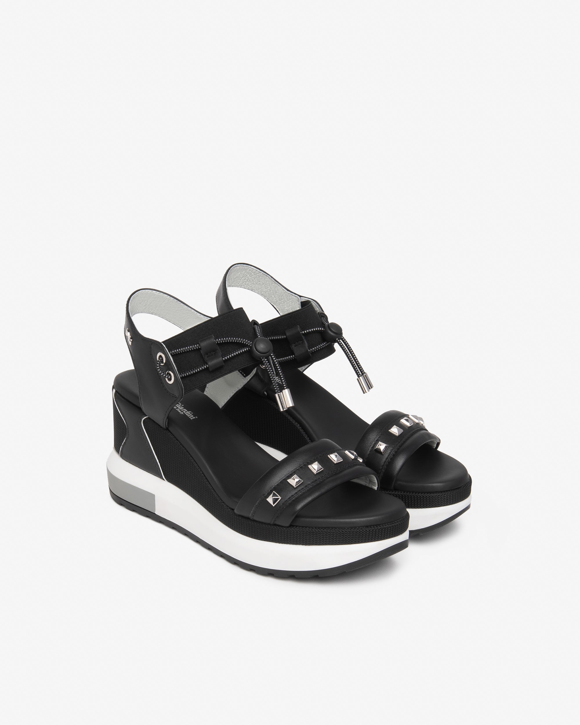 Sandali Donna in Pelle, Tela e Materiale Tecnico