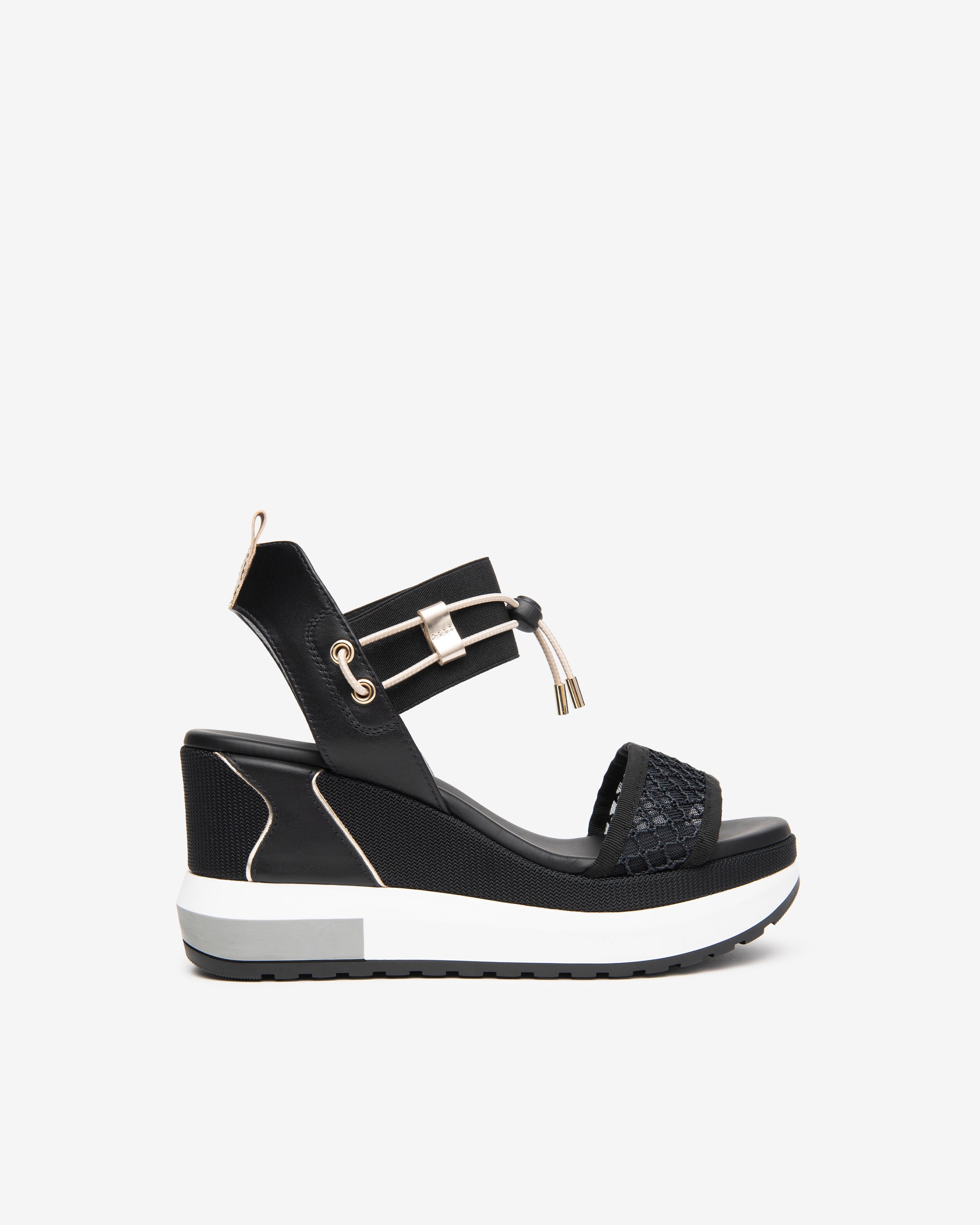 Sandalen Dames in Leder, Canvas en Technisch Materiaal