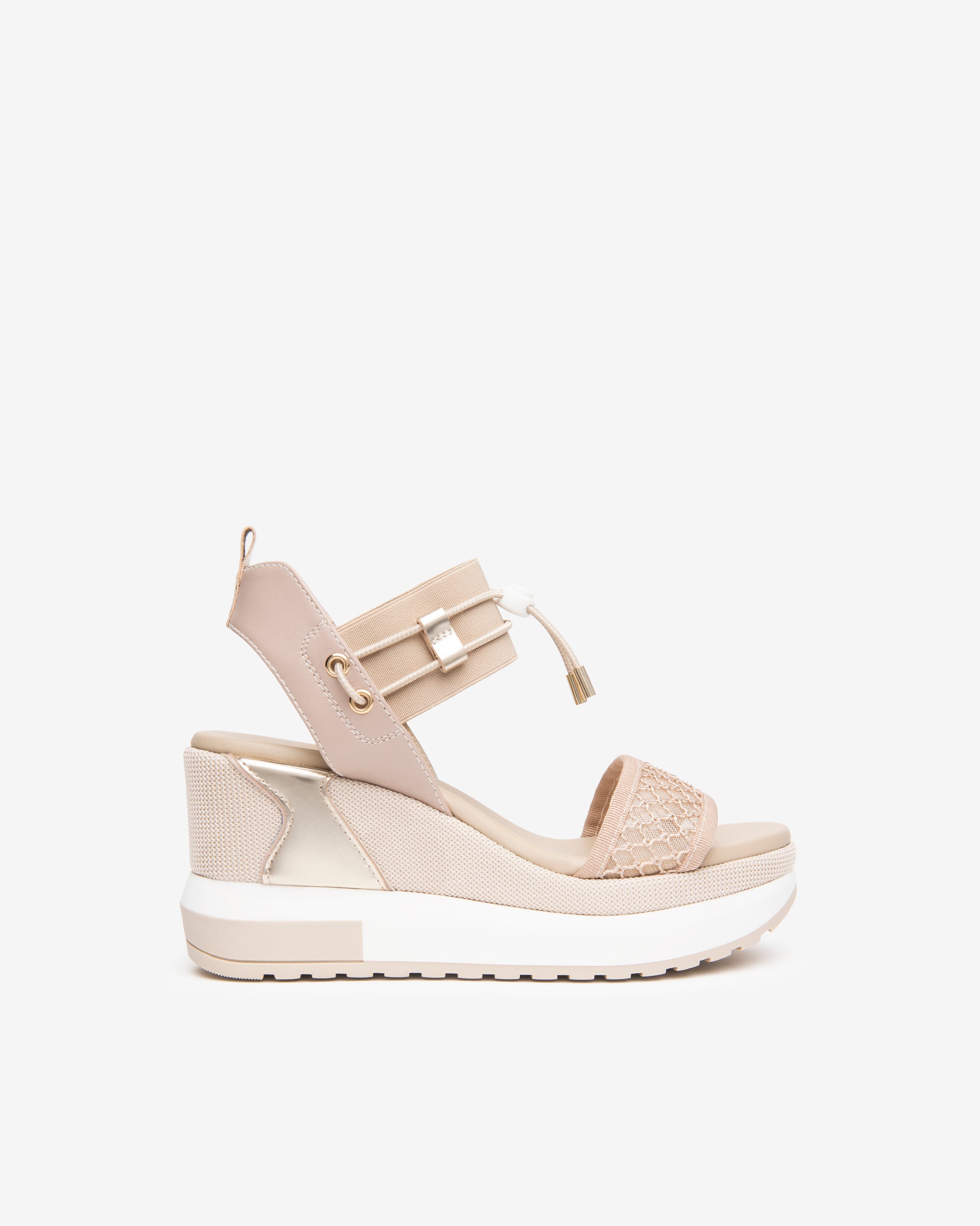 Sandalen Dames in Leder, Canvas en Technisch Materiaal