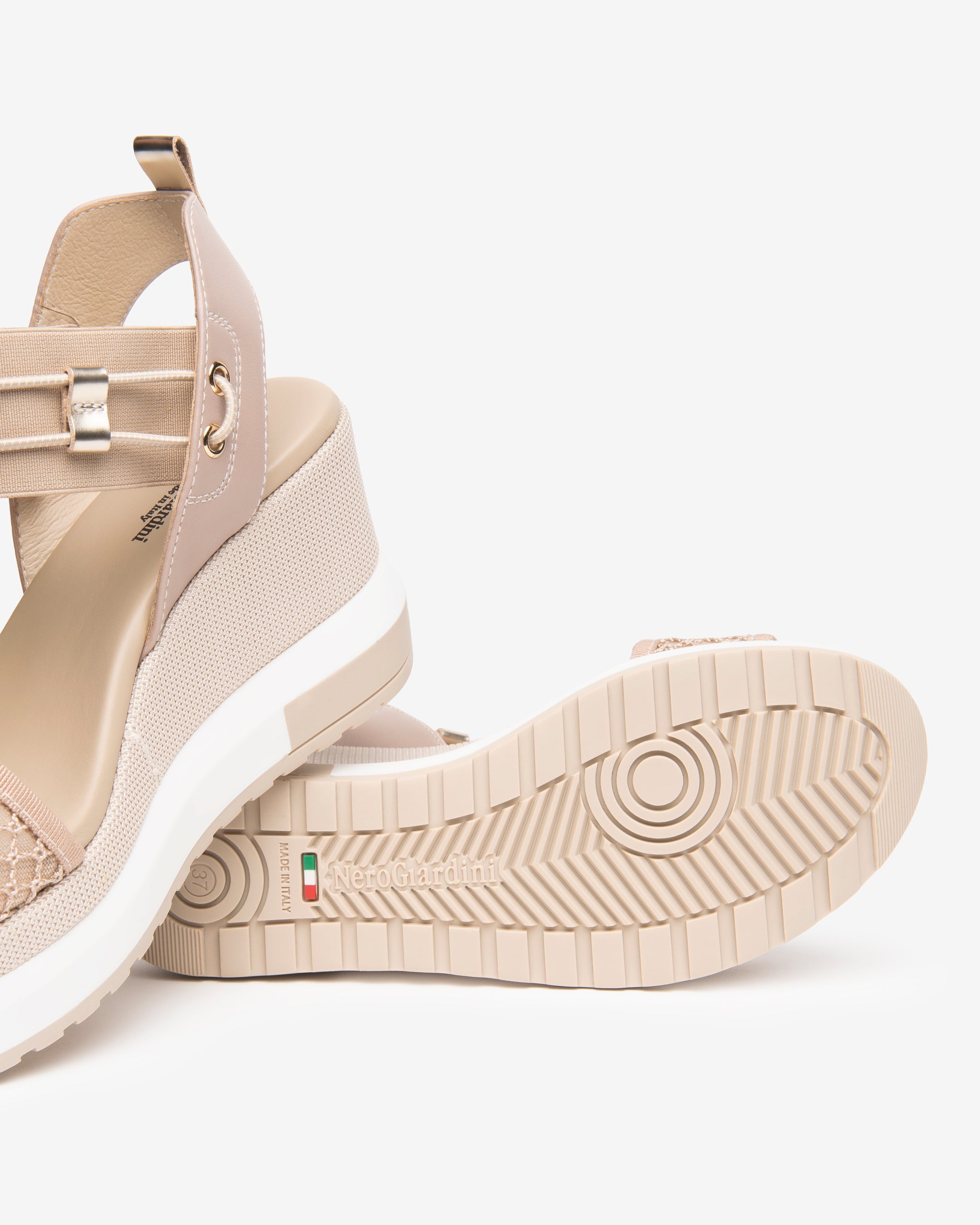 Sandalias Mujer de Piel, Tela y Material Técnico