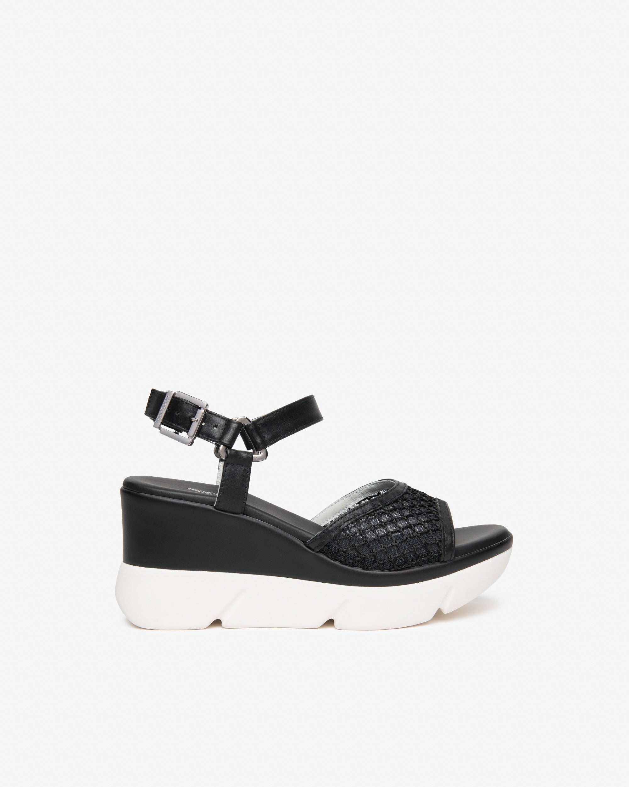 Sandali Donna in Pelle e Tela