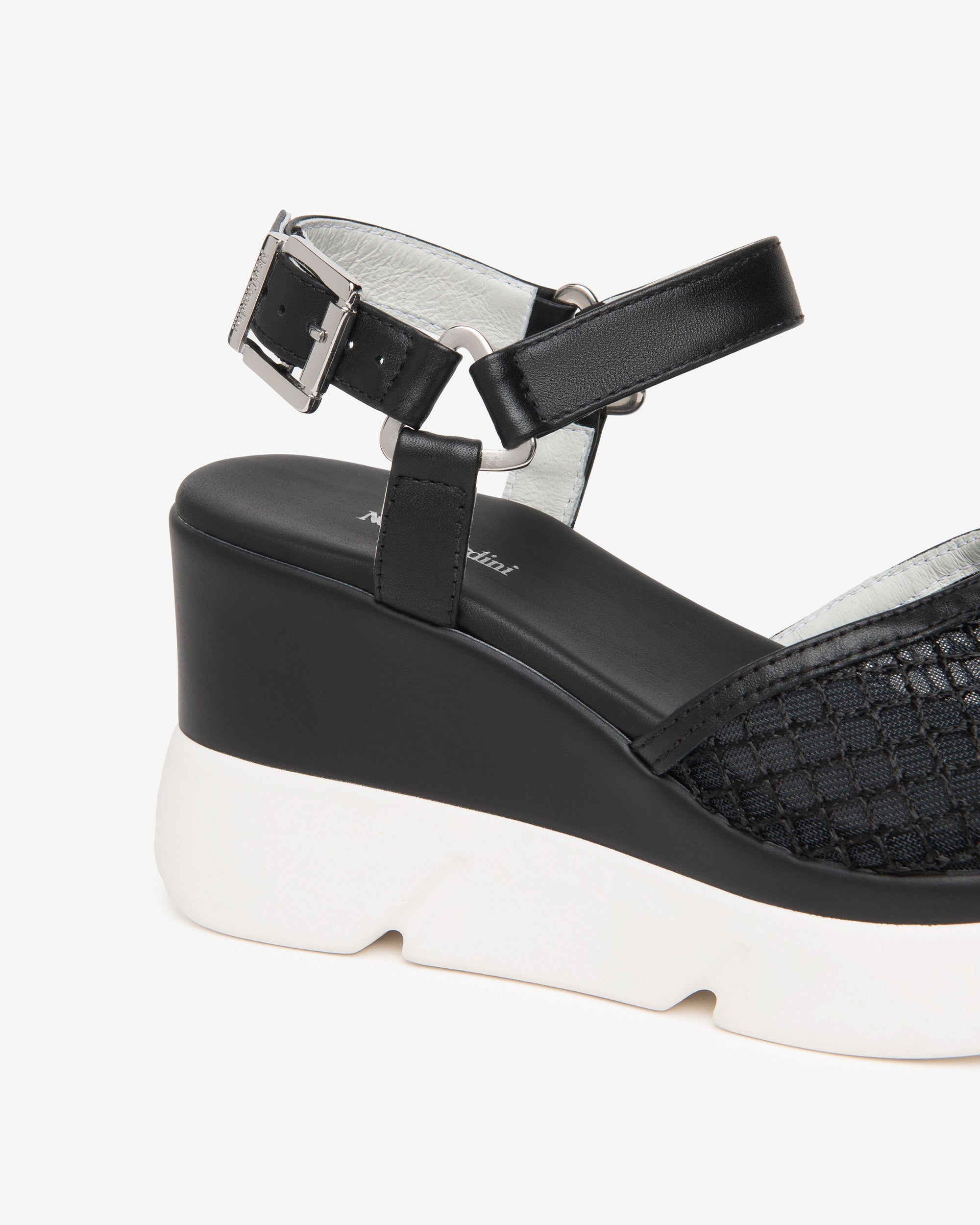 Sandali Donna in Pelle e Tela