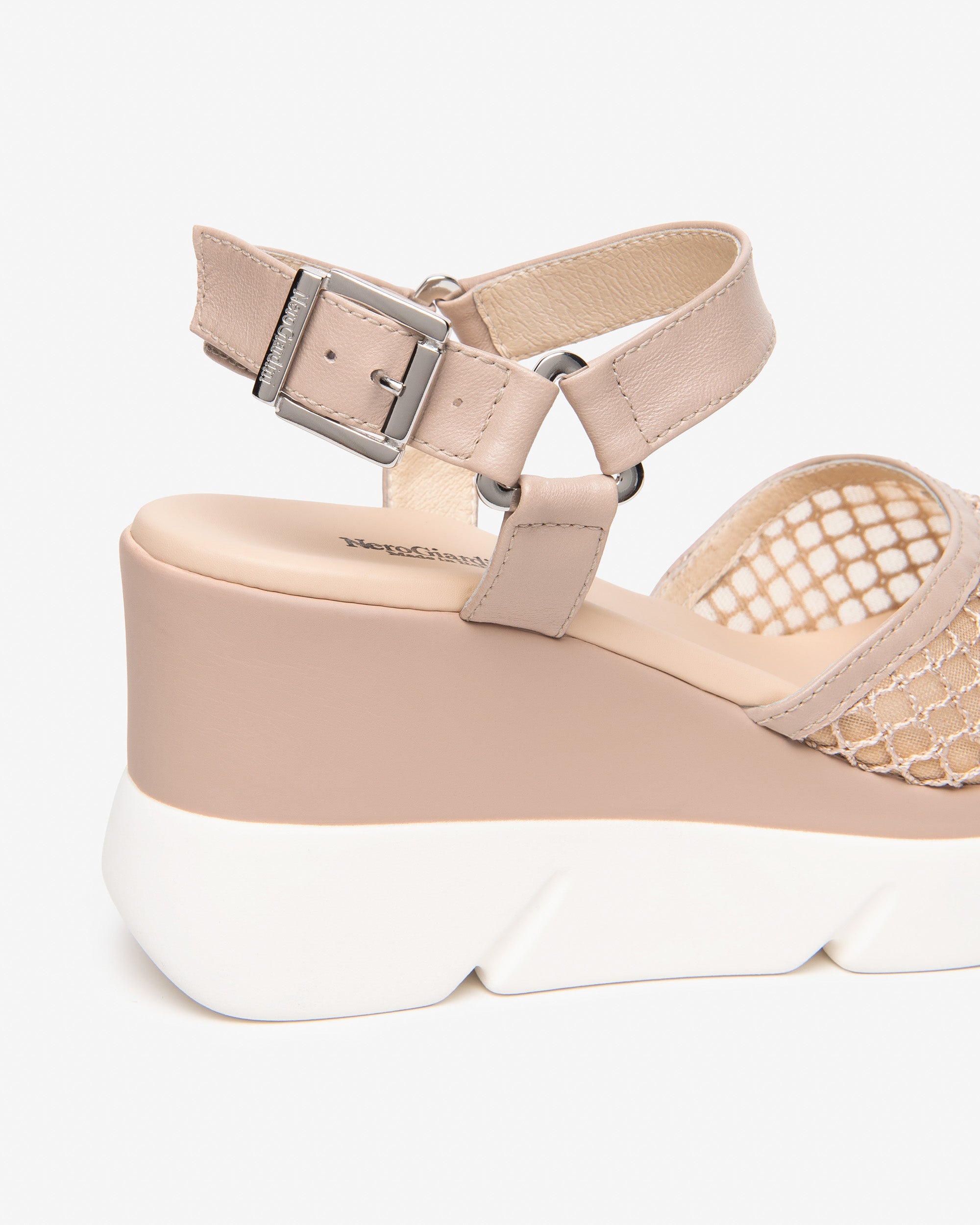 Sandali Donna in Pelle e Tela