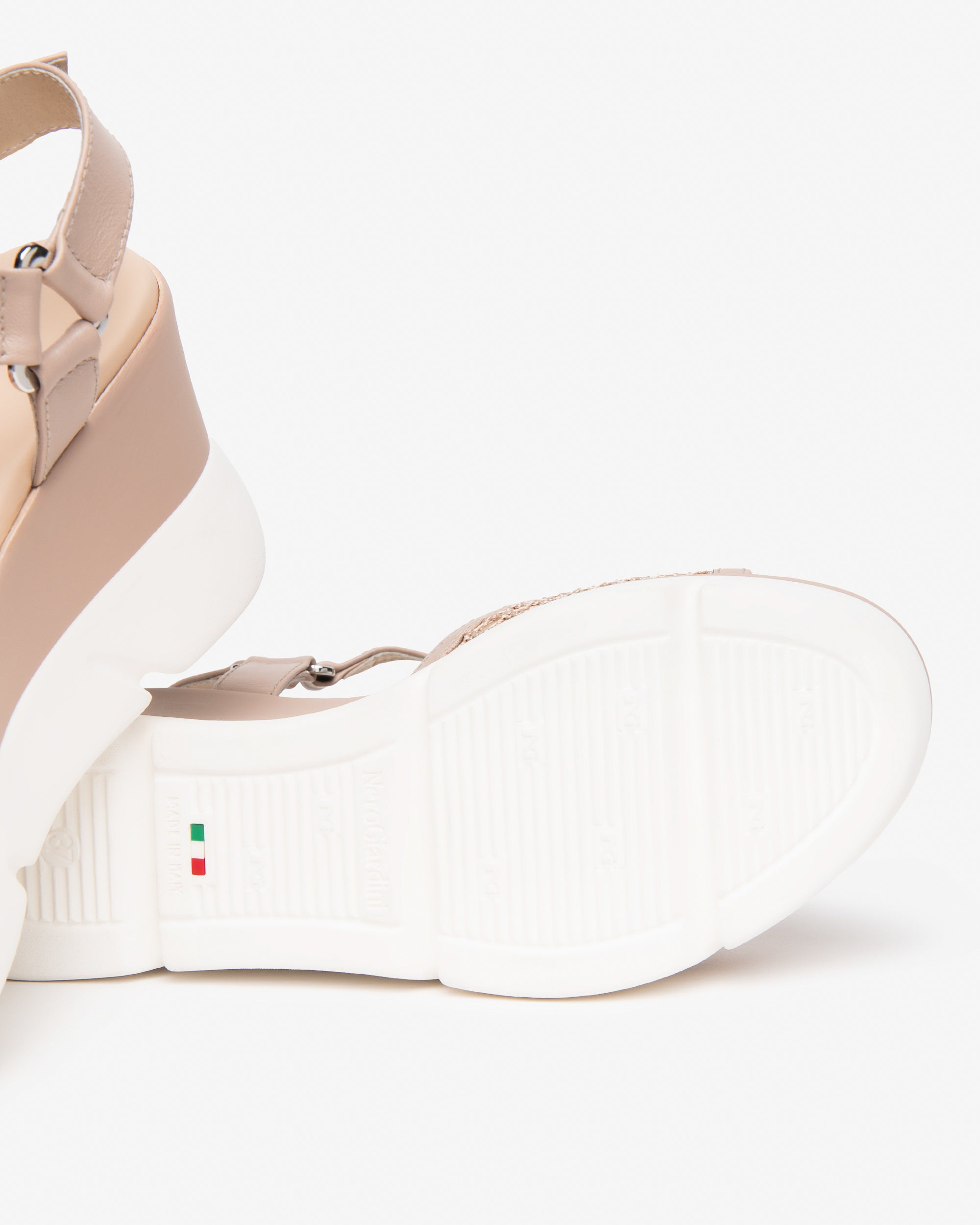 Sandali Donna in Pelle e Tela