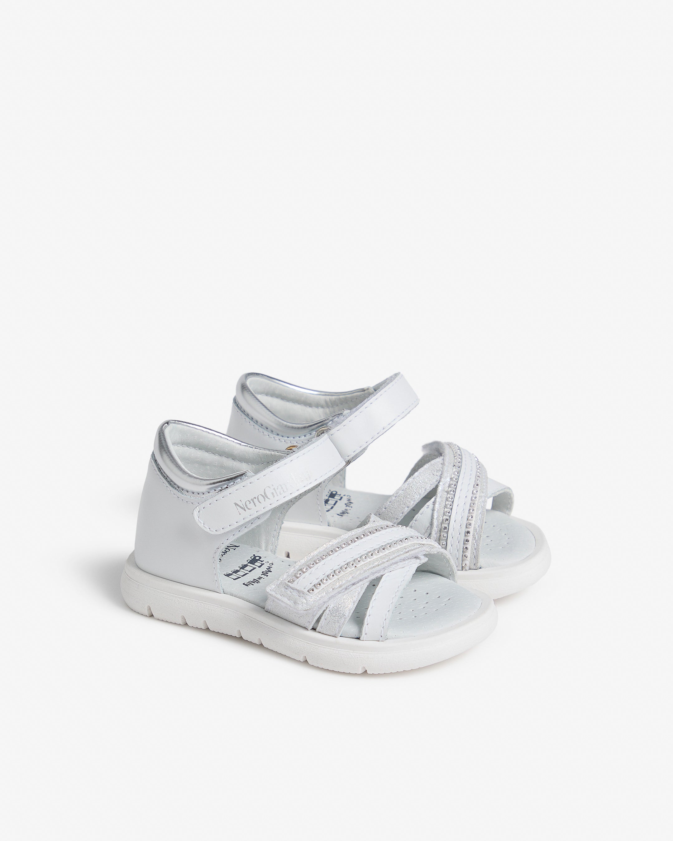 Sandali Junior da Bambina in Pelle e Materiale Tecnico