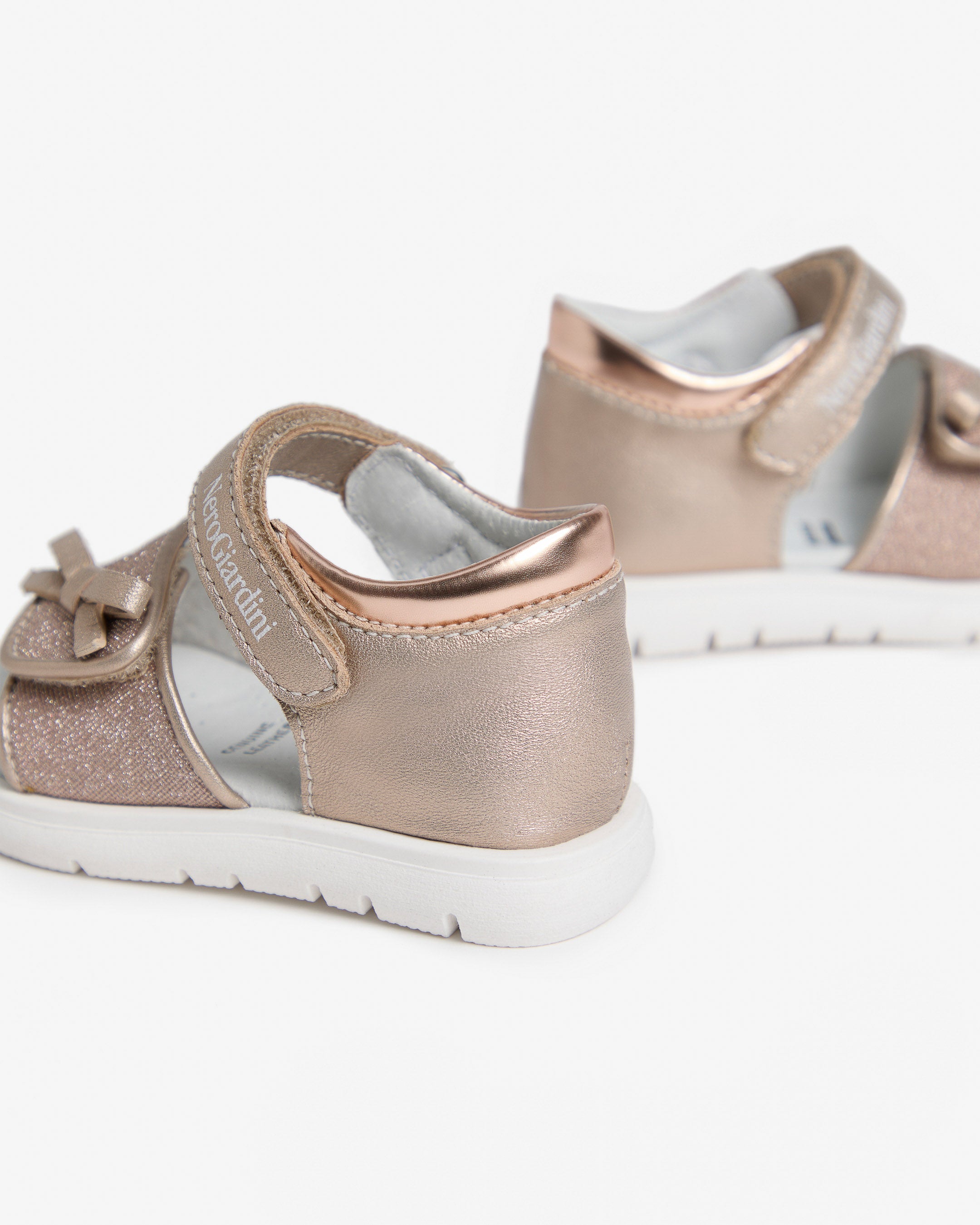 Sandali Junior da Bambina in Materiale Tecnico e Pelle