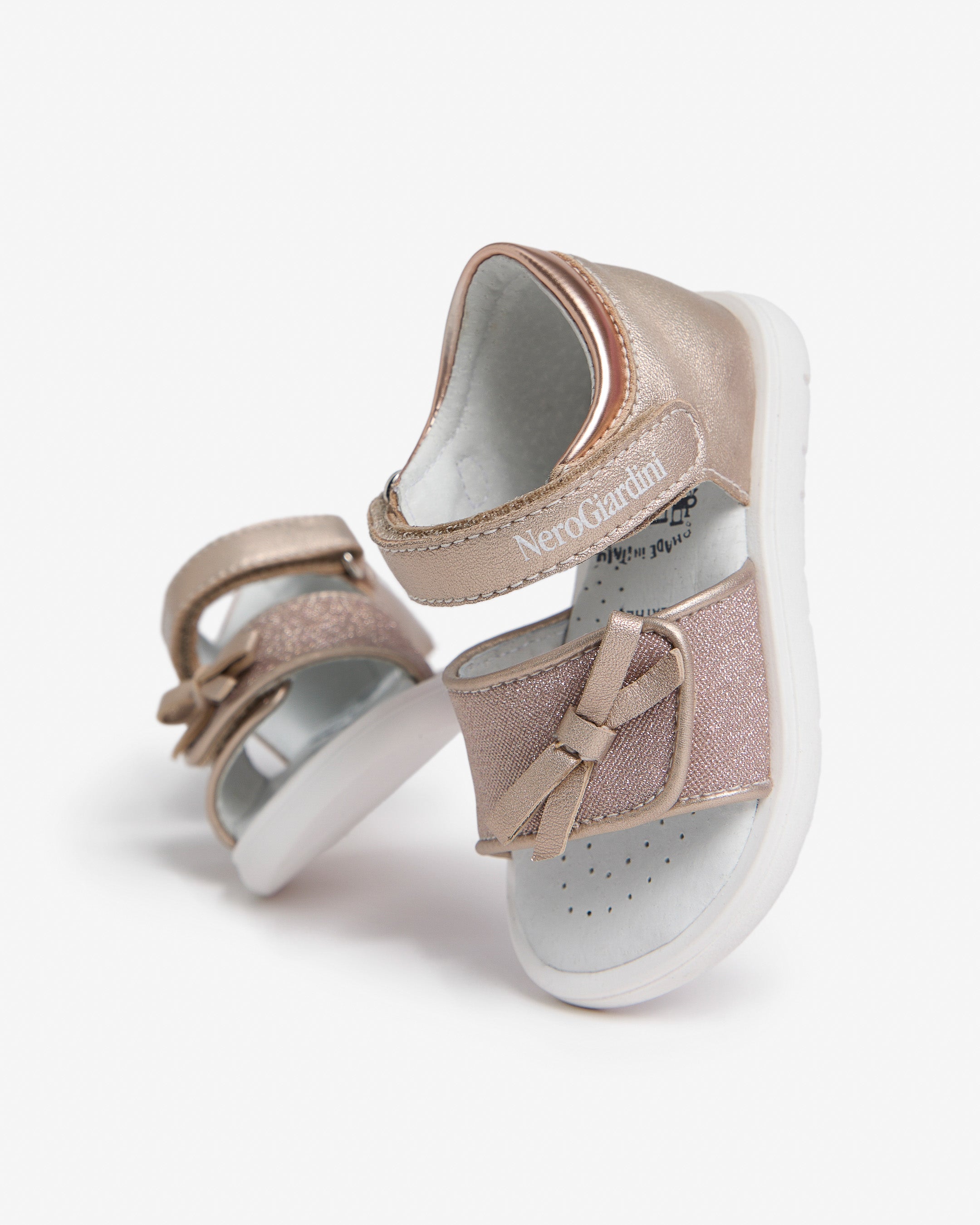 Sandali Junior da Bambina in Materiale Tecnico e Pelle