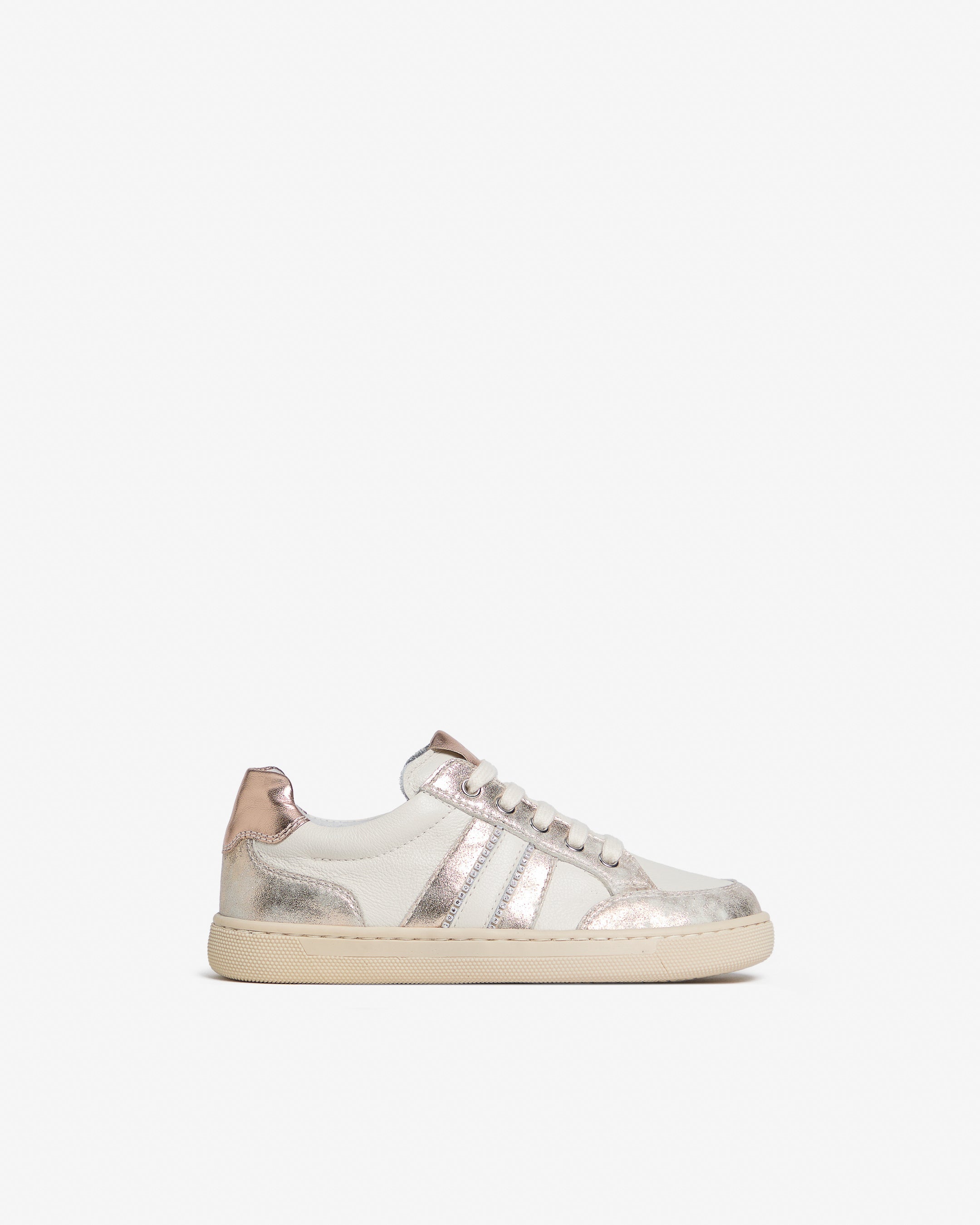 Sneakers Junior da Bambina in Pelle e Materiale Tecnico