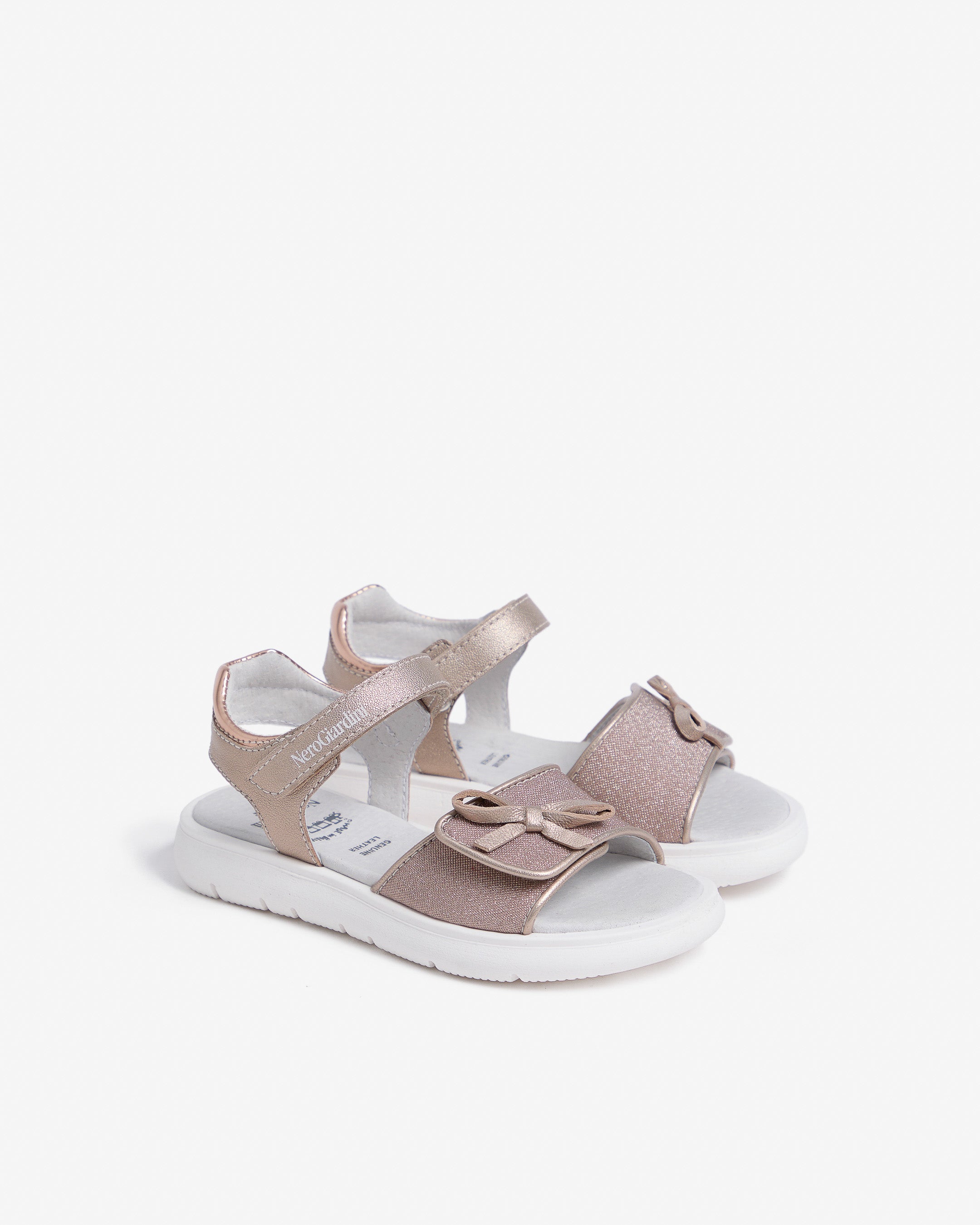 Sandali Junior da Bambina in Materiale Tecnico e Pelle