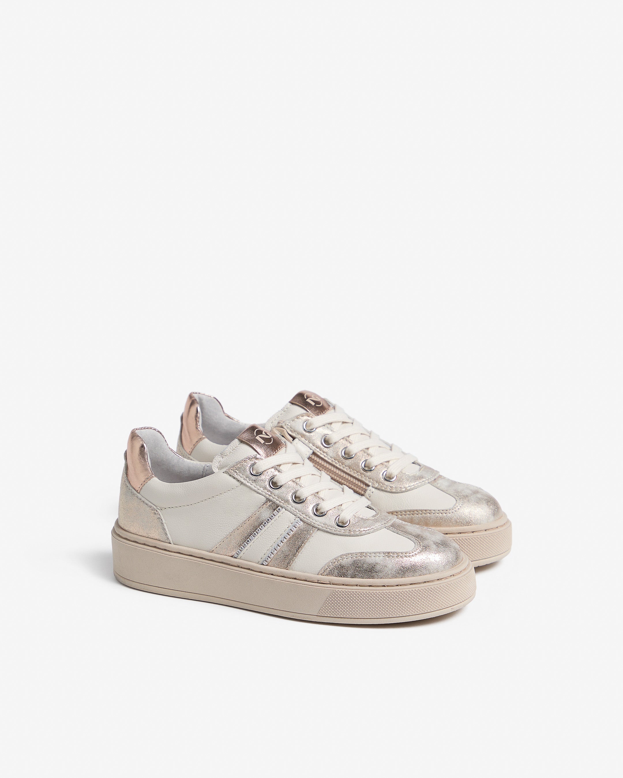 Sneakers Teens da Ragazza in Pelle e Materiale Tecnico