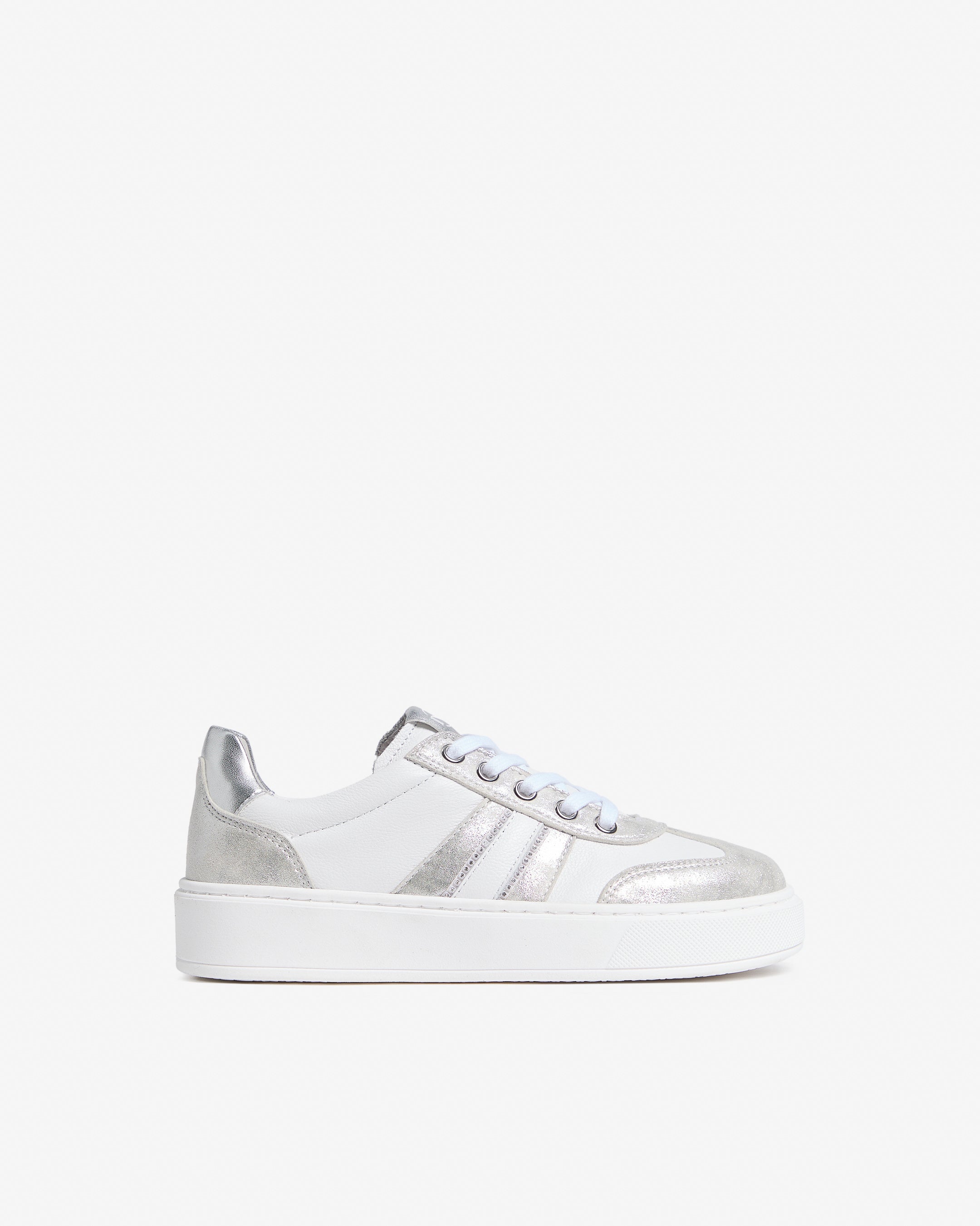 Sneakers Teens da Ragazza in Pelle e Materiale Tecnico