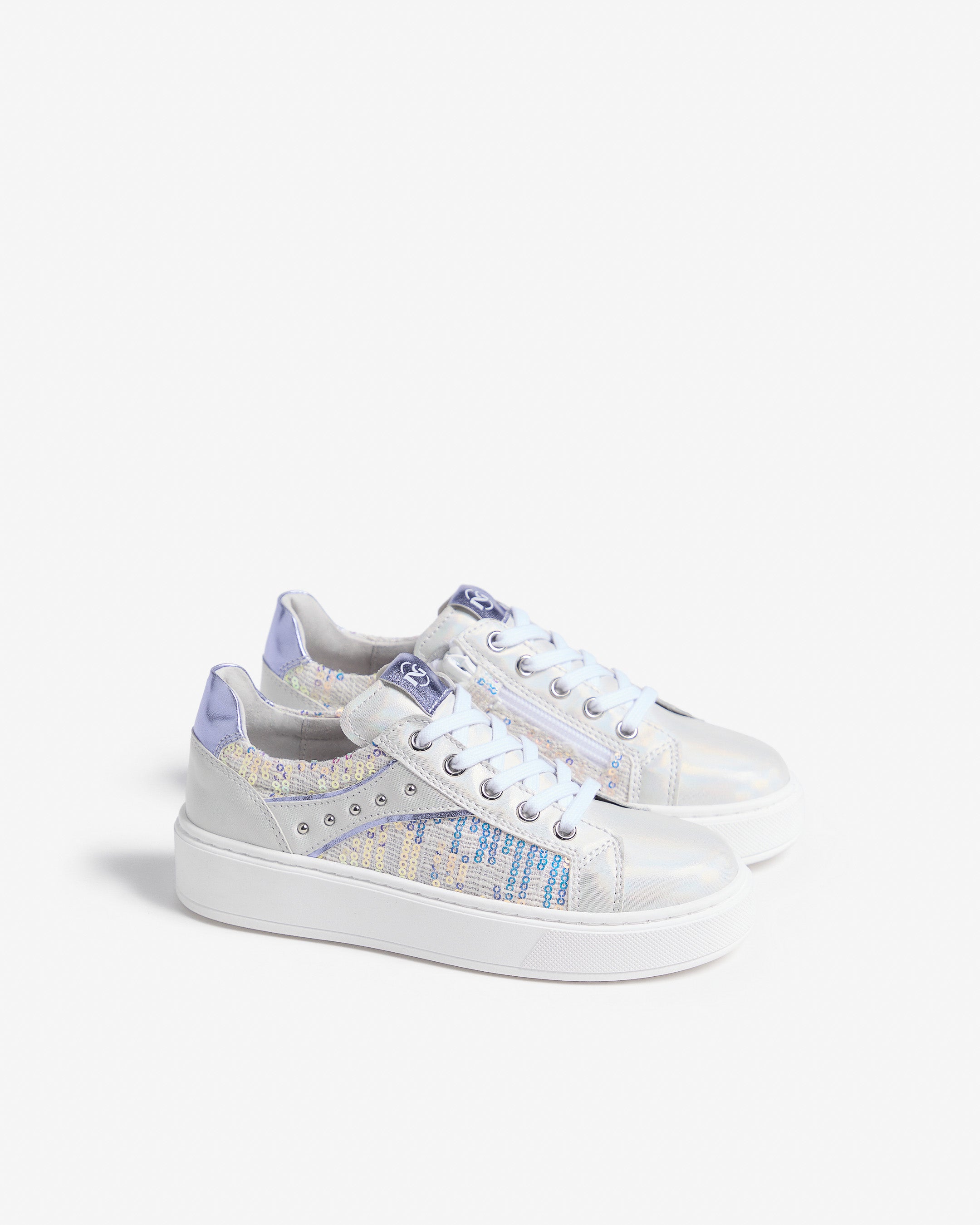 Sneakers Teens da Ragazza in Tessuto e Materiale Tecnico
